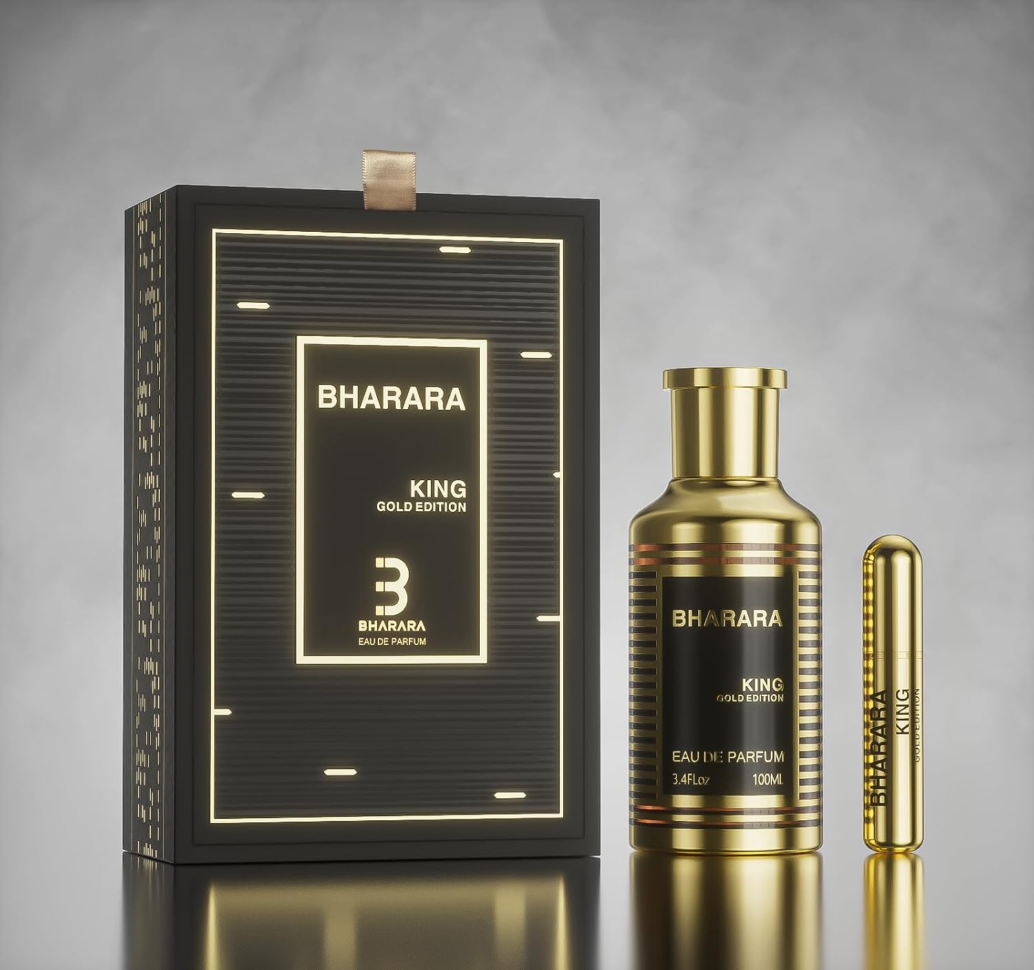 Bharara King Gold Edition Edp 100ml Spray Volumen De La Unidad 100 Ml