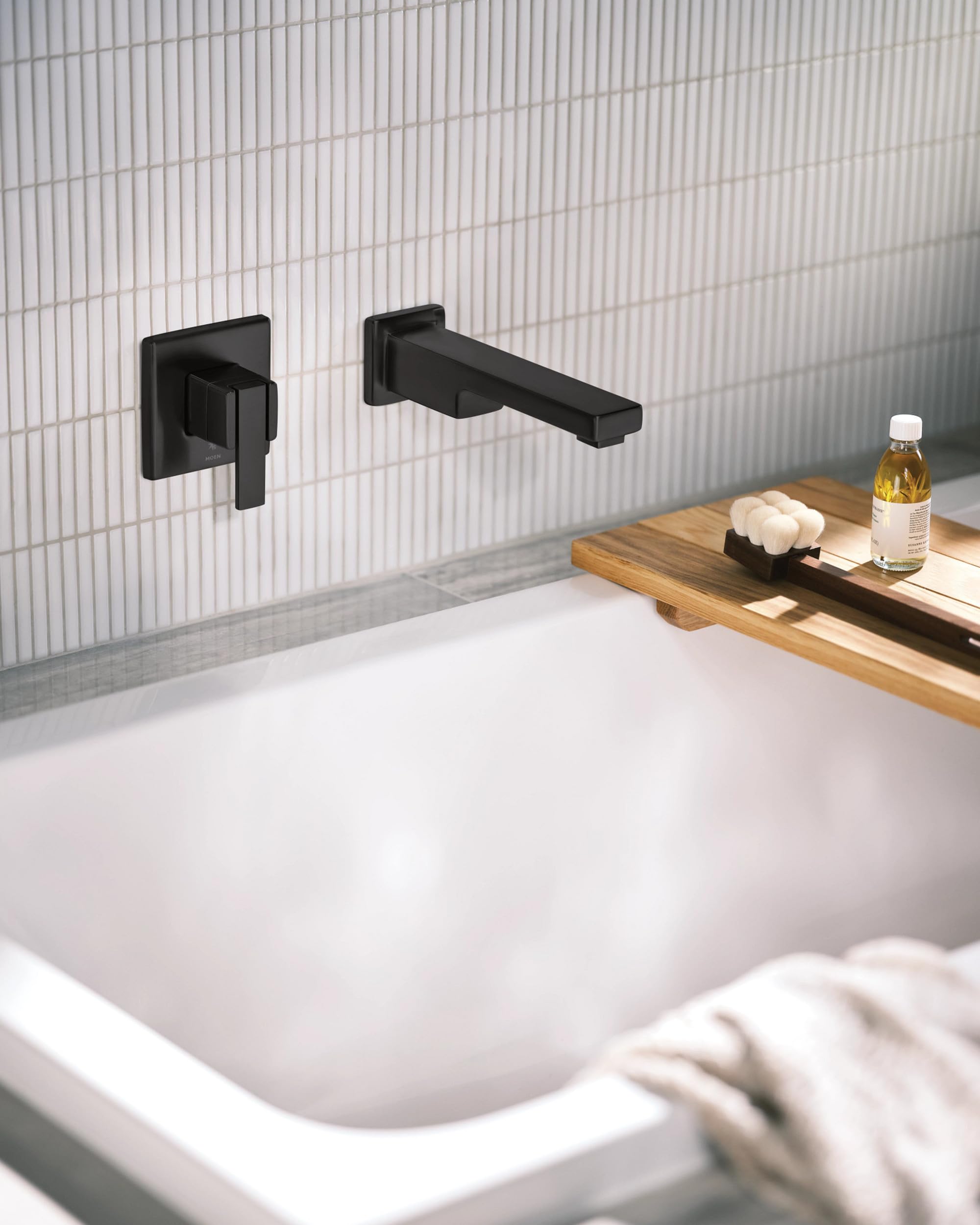 Open Box - Moen WTS911BL - Tub Filler Faucet