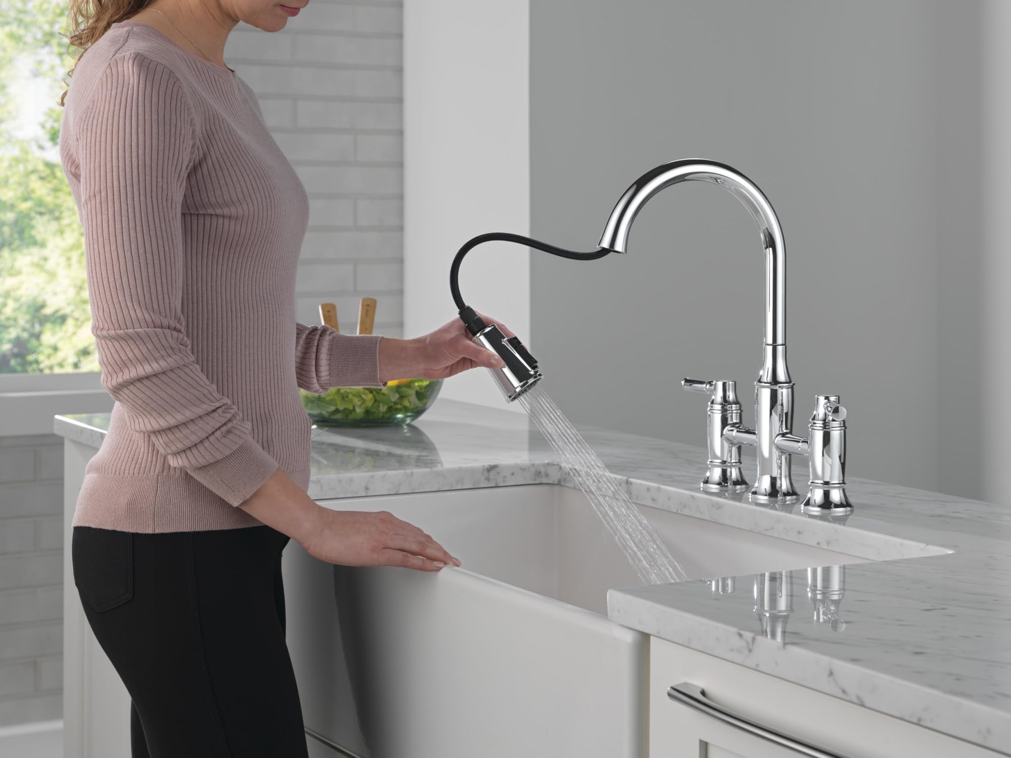 Open Box - Delta 2384L-PR-DST - Kitchen Faucet
