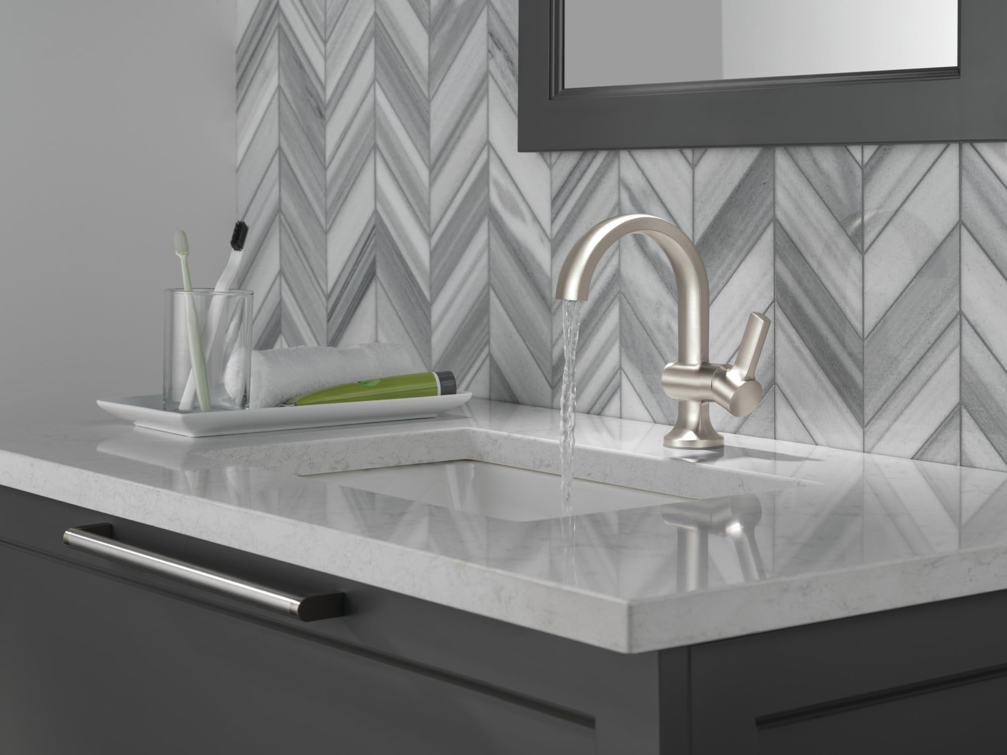 Open Box - Delta 15855LF-SP - Bathroom Sink Faucets Faucet
