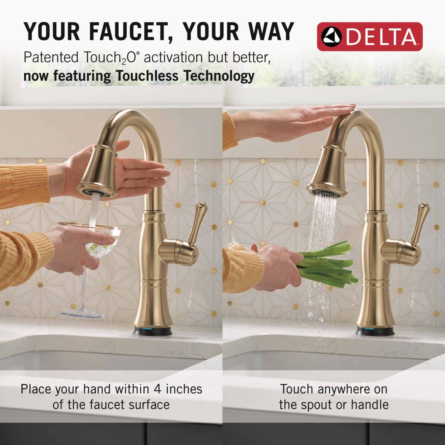 Open Box - Delta 9997TL-CZ-PR-DST - Kitchen Faucet