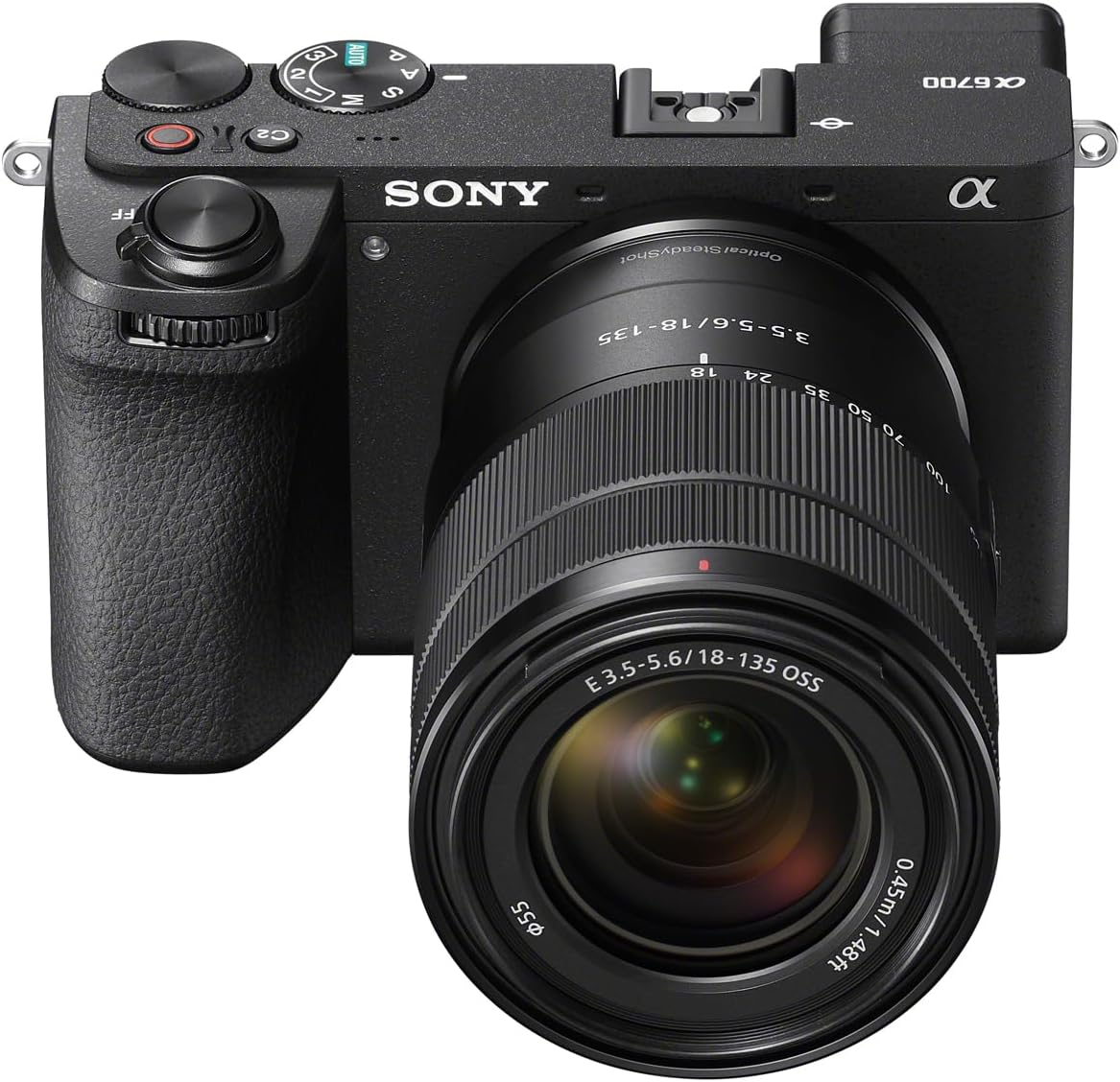 Certified Refurbished - Sony - Alpha 6700 - APS-C Mirrorless Camera with E 18-135 mm Lens - Black