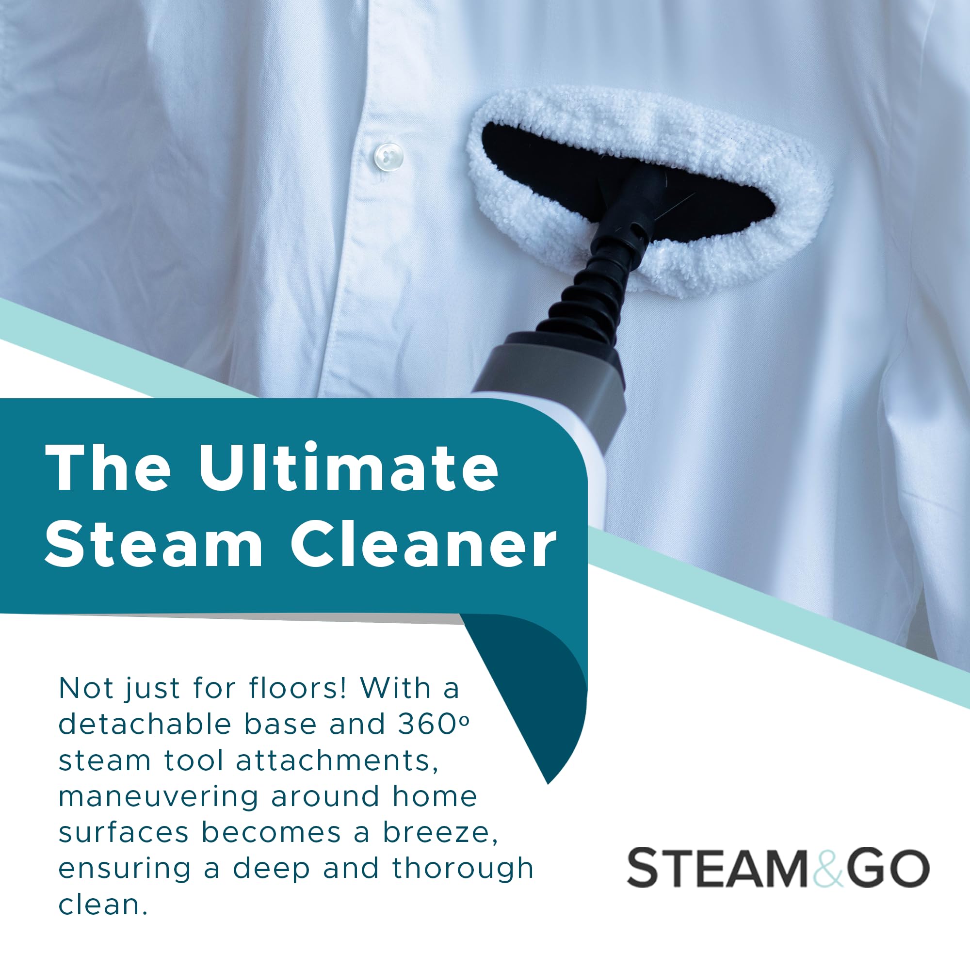 Steam And Go Vacuum Cleaner, Model Sg-200, 1.5l, Blue