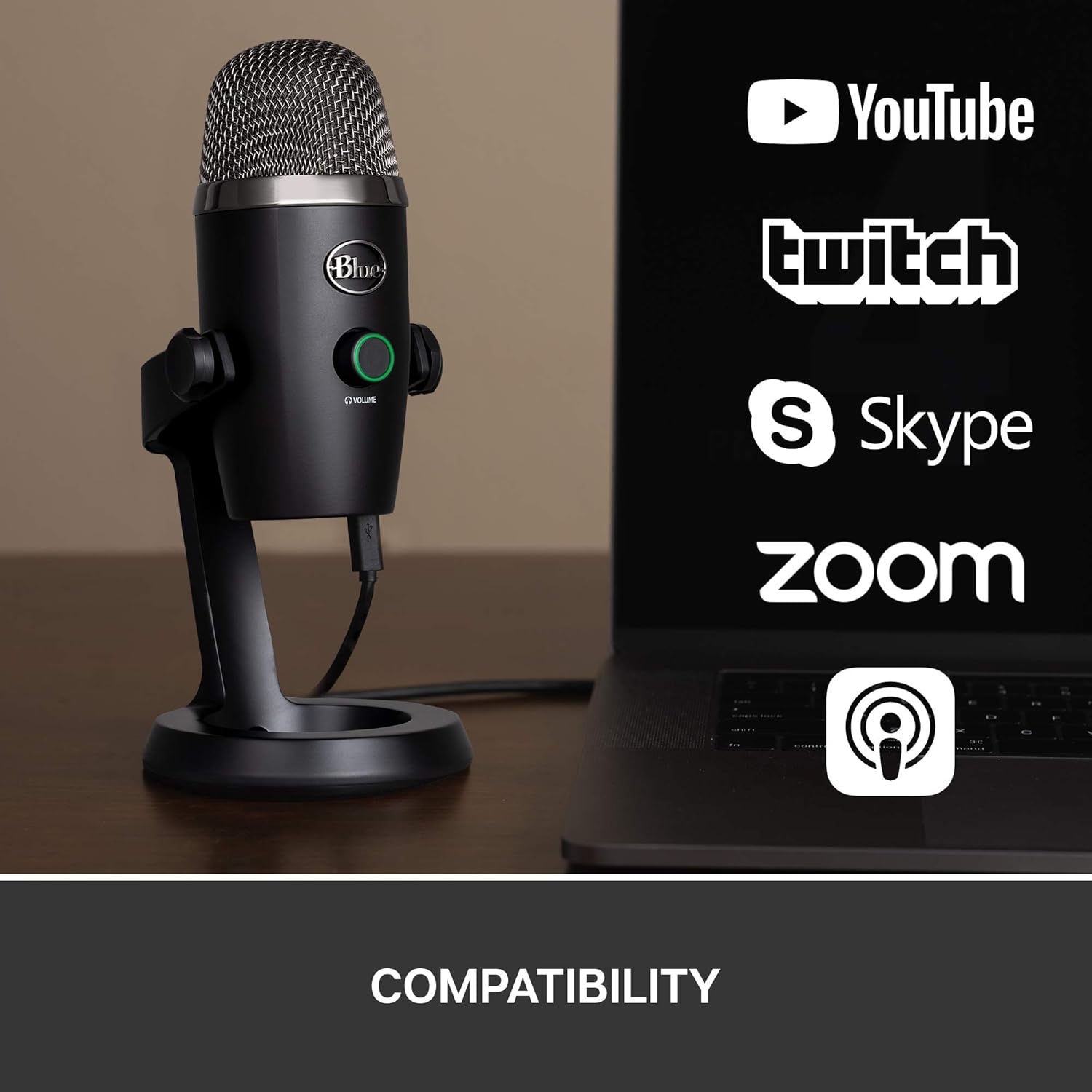 Used - BLUE YETI MICROPHONE BLACK 836213001639