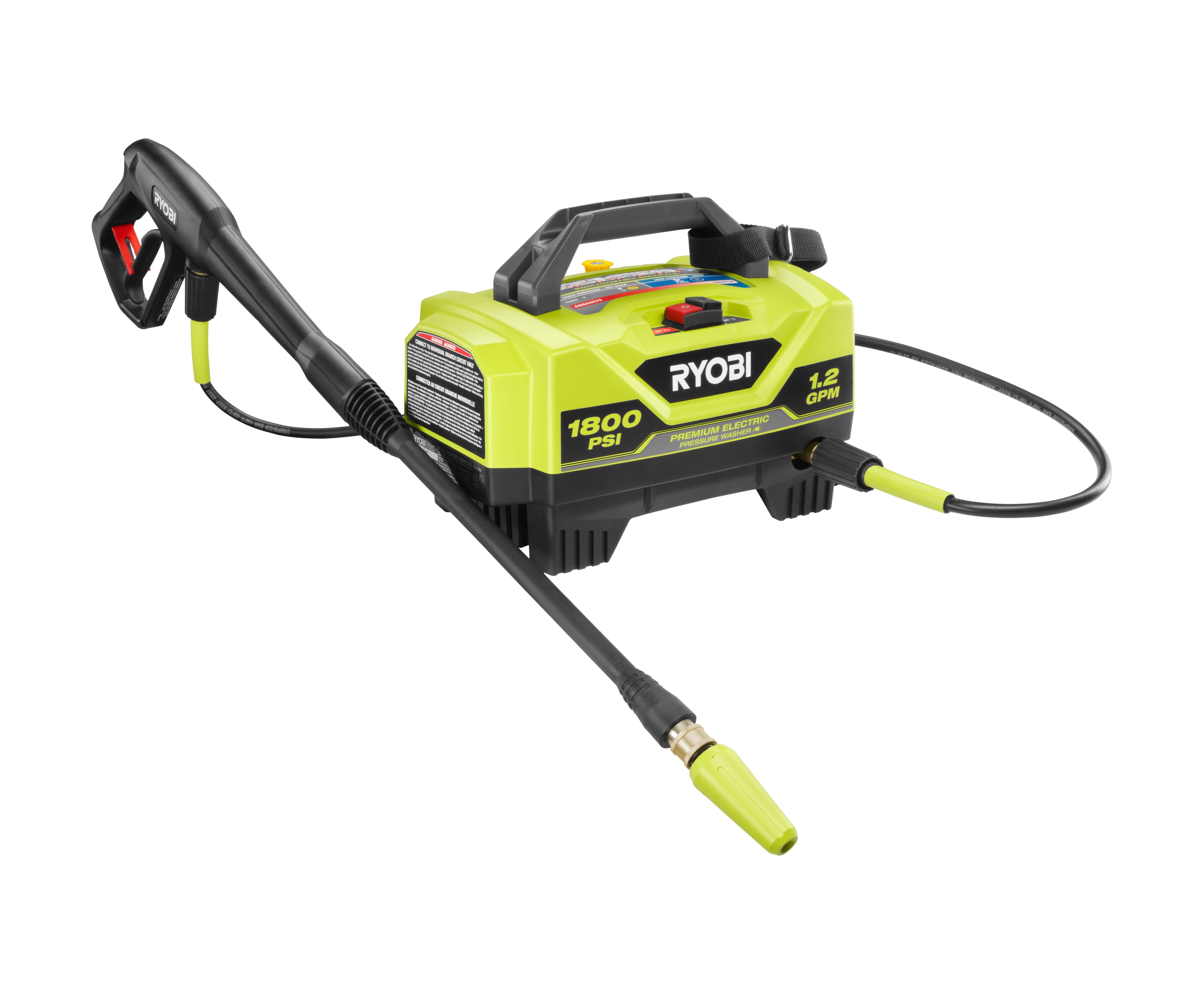 Open Box -  RYOBI 1800 PSI 1.2 GPM Cold Water Electric Pressure Washer RYOBIBullseye Deals