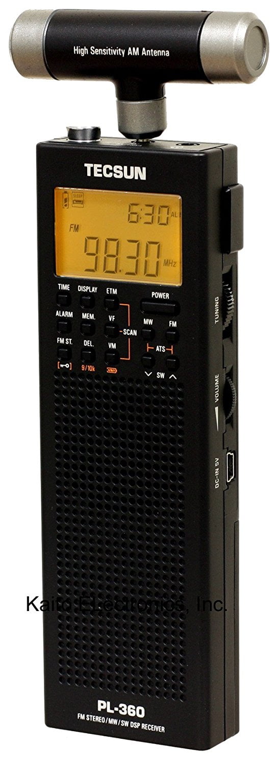 Tecsun PL-360 Digital PLL Portable AM/FM Shortwave Radio with DSP TecsunBullseye Deals