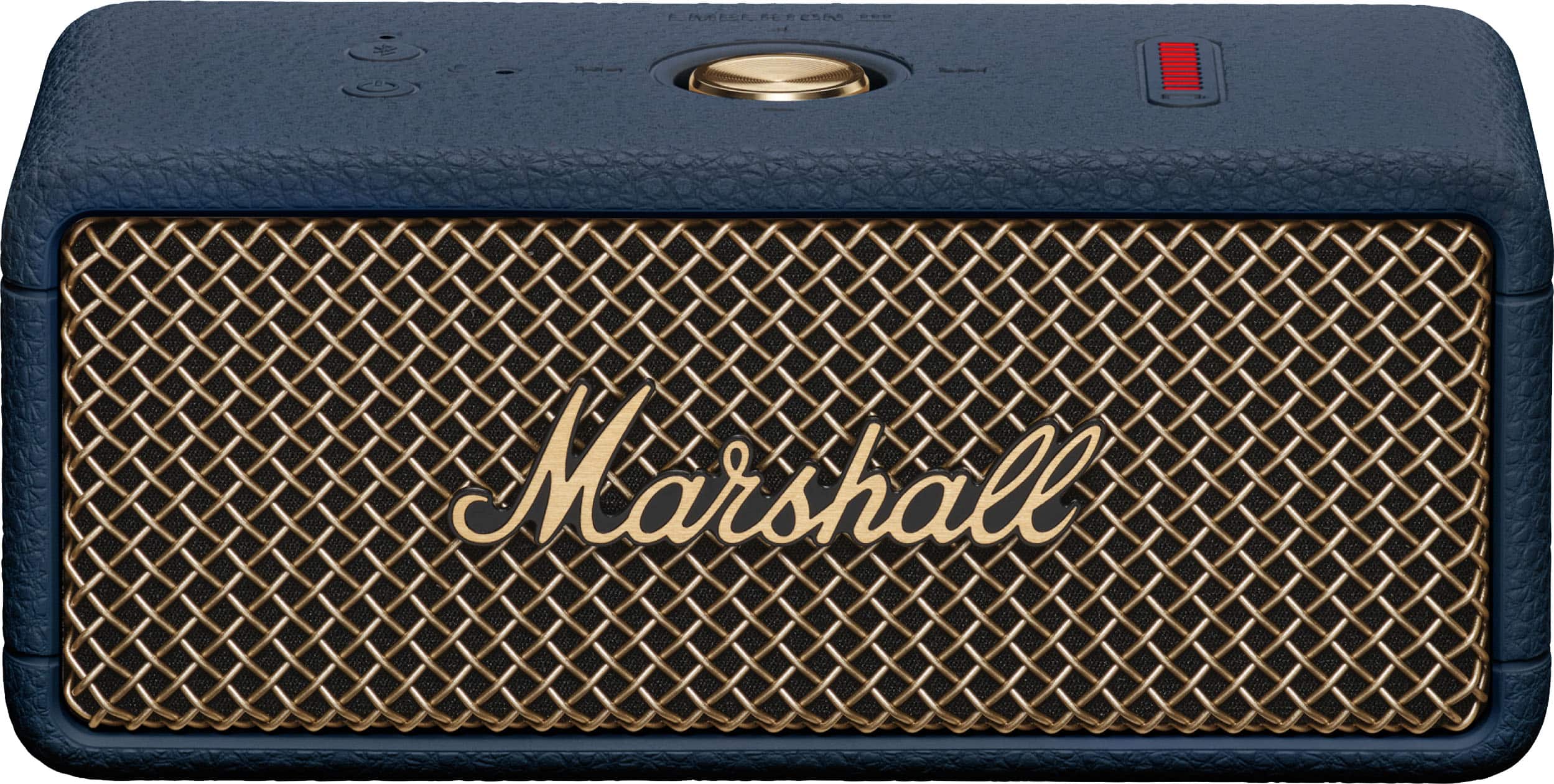 Certified Refurbished - Marshall Emberton III Portable Bluetooth Speaker, 32+ Hr Playtime, Blue