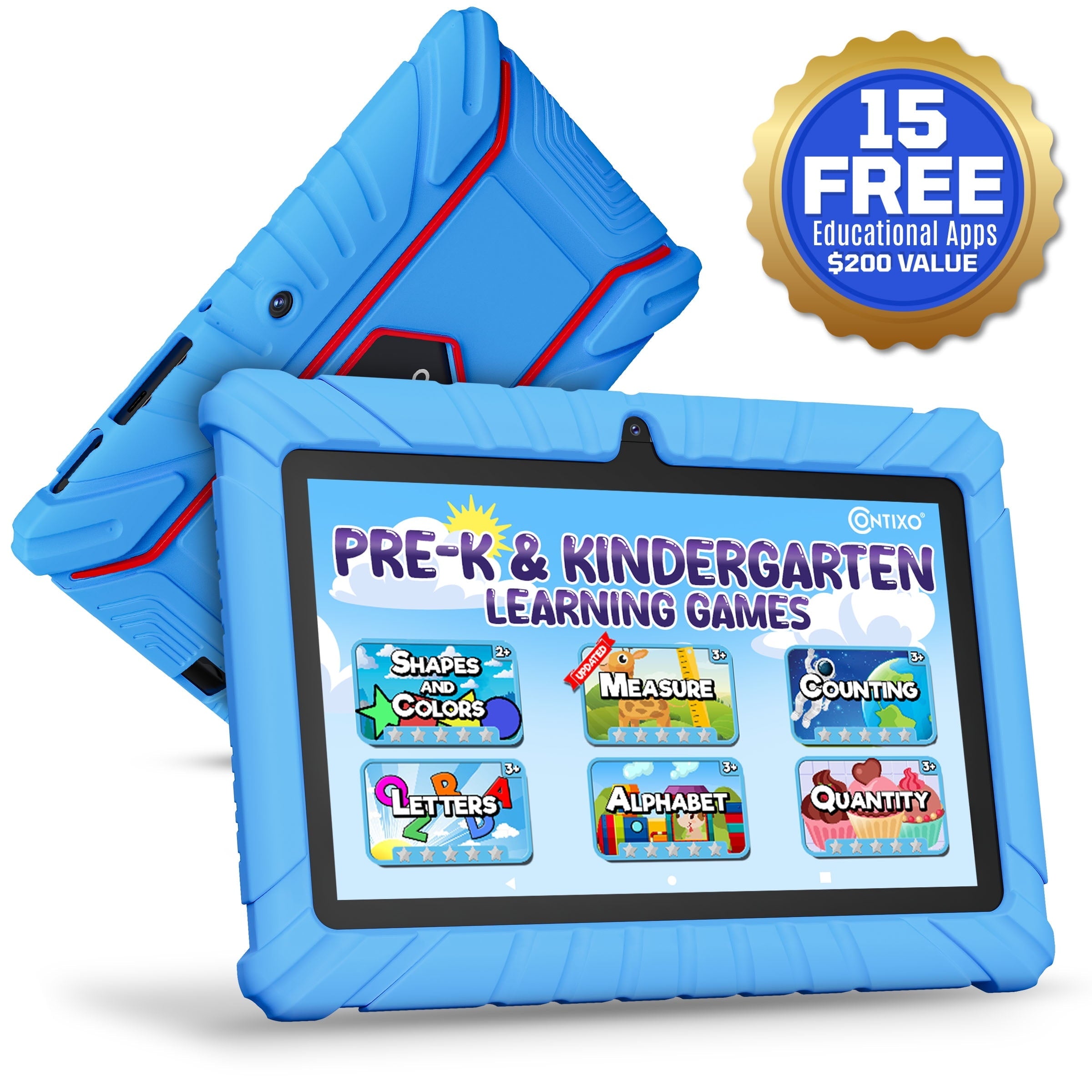 Contixo V8-blue Tablet 7  32gb Android Bluetooth Wi-fi ContixoBullseye Deals
