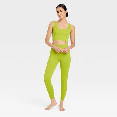 JoyLab Women's High-Rise Seamless Cable Knit Athletic 7/8 Leggings JoyLabBullseye Deals