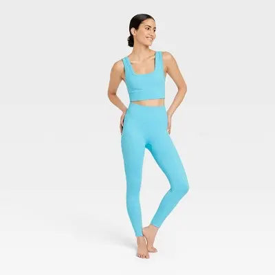 JoyLab Women's High-Rise Seamless Cable Knit Athletic 7/8 Leggings JoyLabBullseye Deals