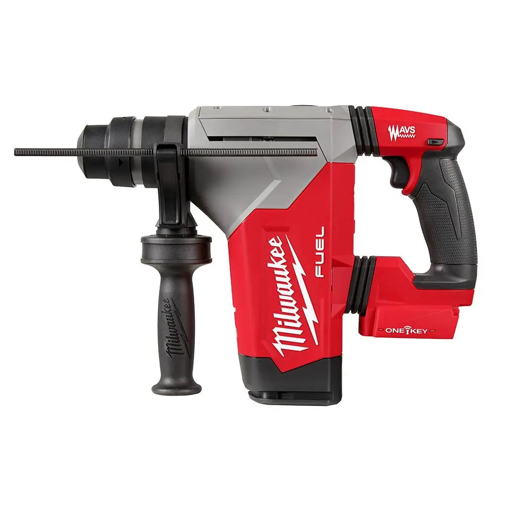 Open Box -  Milwaukee M18 FUEL 18-Volt Lithium-Ion Brushless Cordless 1-1/8 in. SDS-Plus Rotary Hammer (Tool-Only) - Secondipity