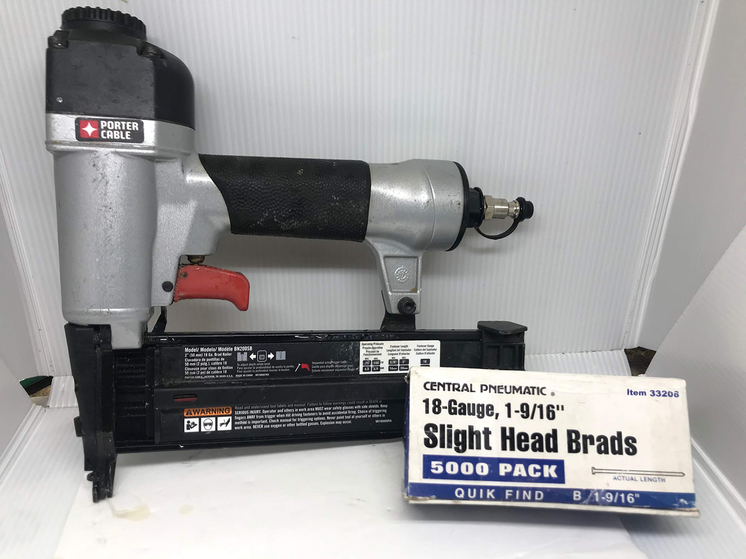 Open Box -  Porter-Cable BN200SB 18 Gauge 2 in. Brad Nailer Porter-CableBullseye Deals