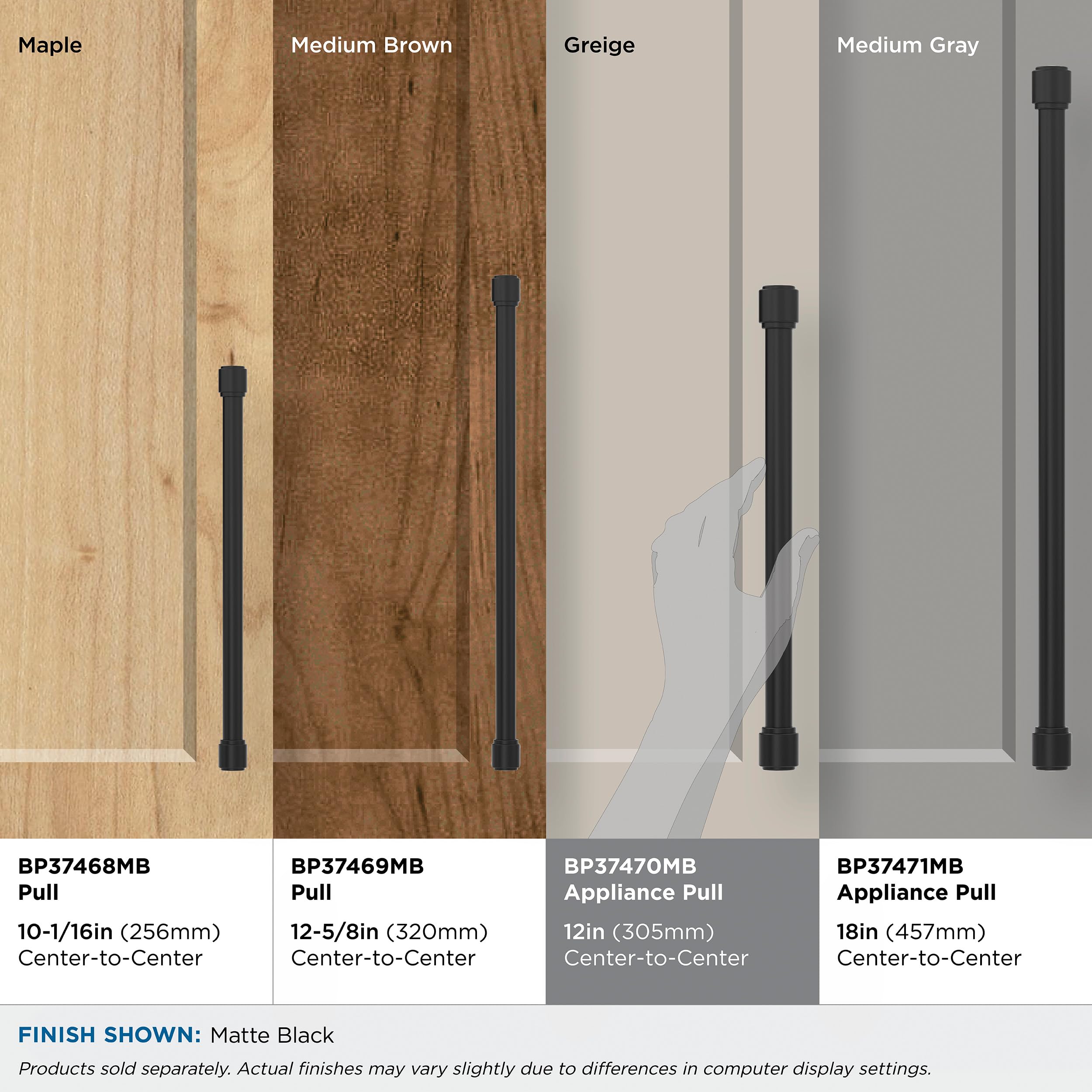Open Box - Amerock BP37470MB - Pulls Cabinet Hardware
