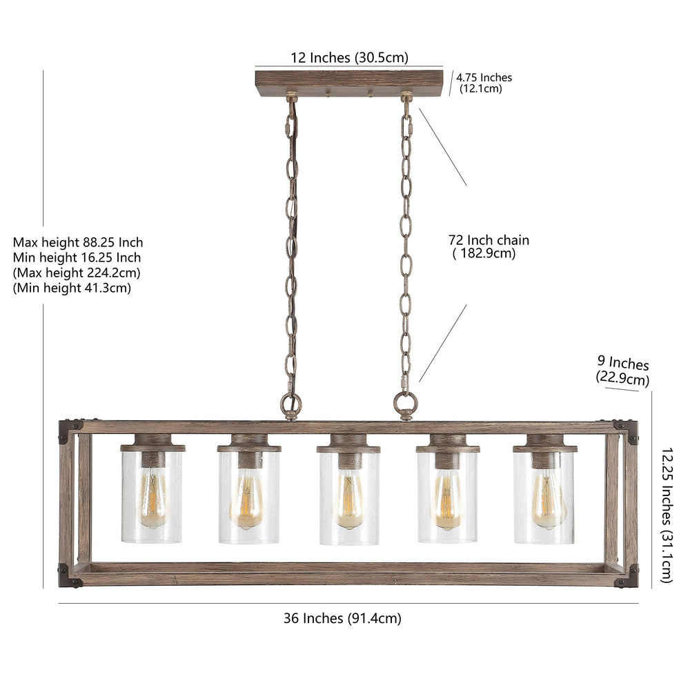 Open Box - JONATHAN Y Lighting JYL7478A - Chandeliers Indoor Lighting