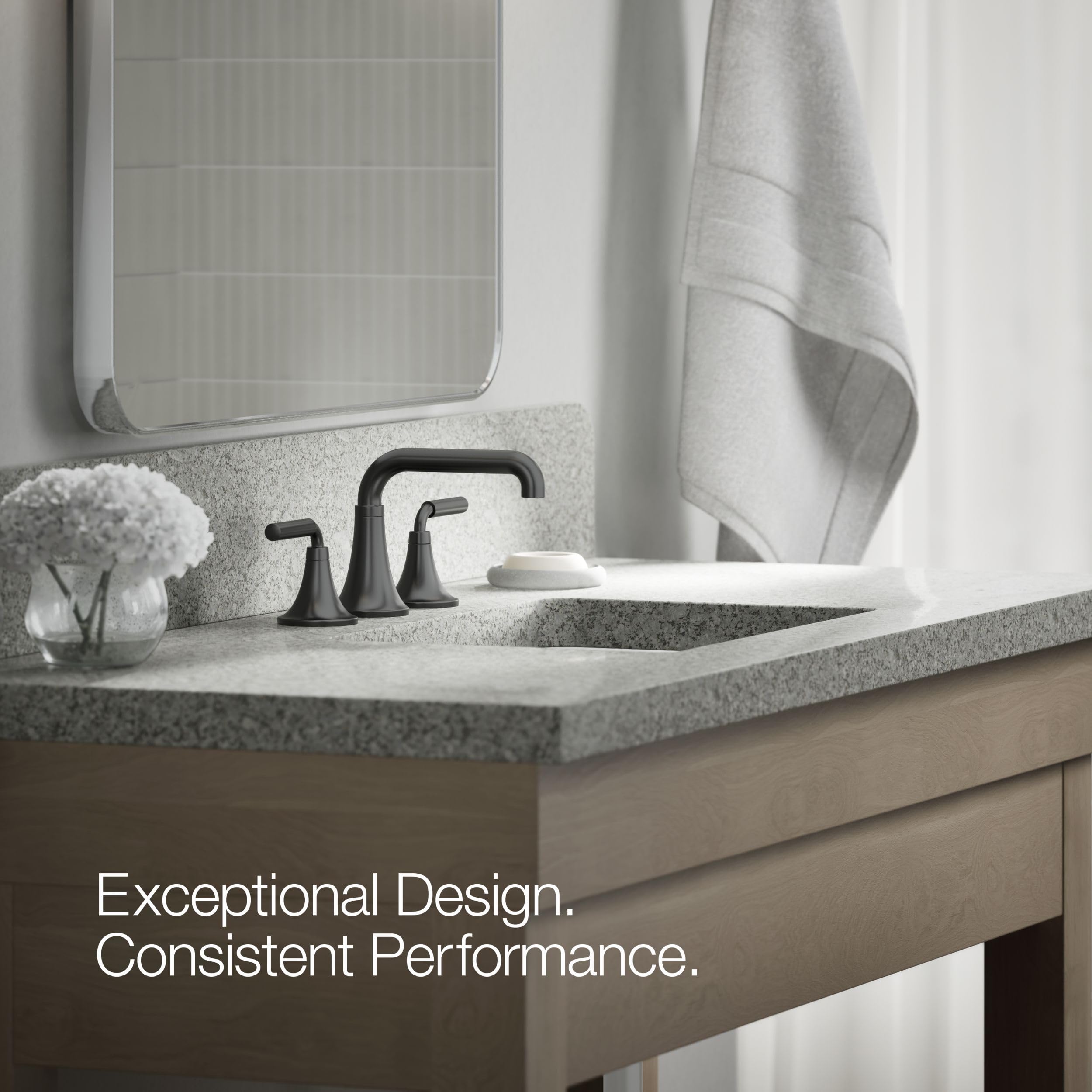 Open Box - Kohler K-27416-4-BL - Bathroom Sink Faucets Faucet