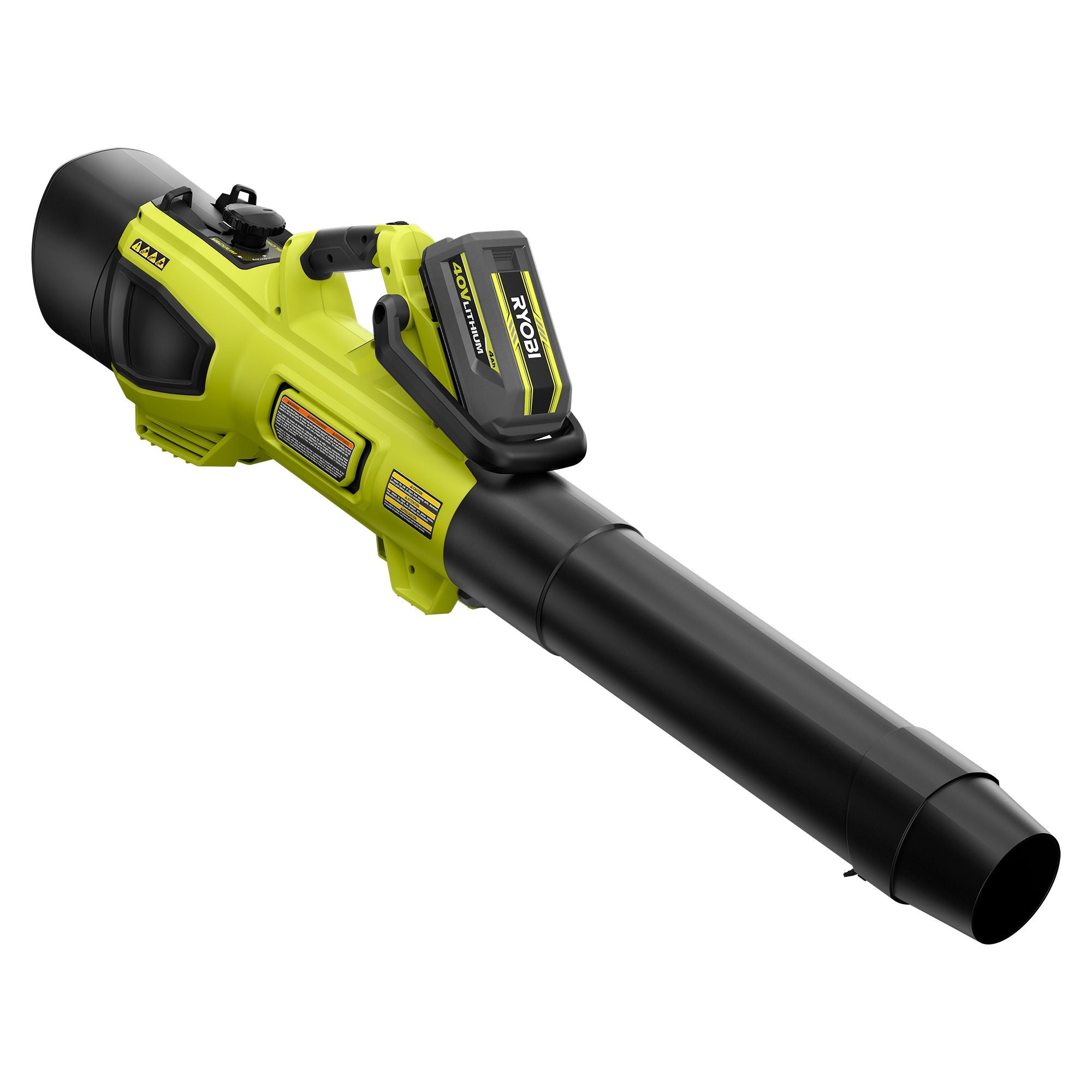 Open Box -  RYOBI 40V HP Brushless 600 CFM Cordless Leaf Blower/Mulcher/Vacuum with (2) 4.0 Ah Batteries and Charger