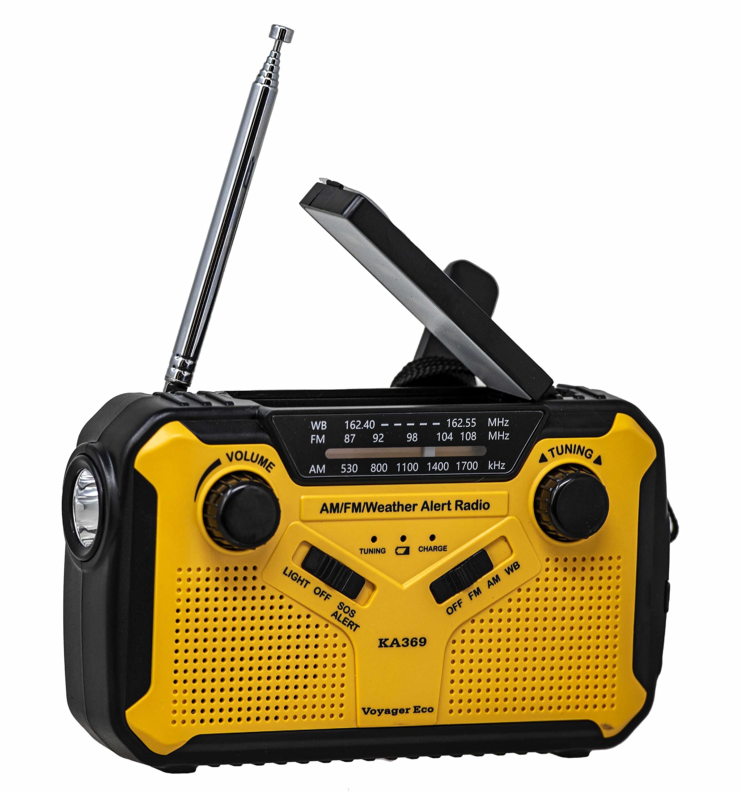 Kaito Voyager Am/fm/sw Radio - Yellow, 17  Height