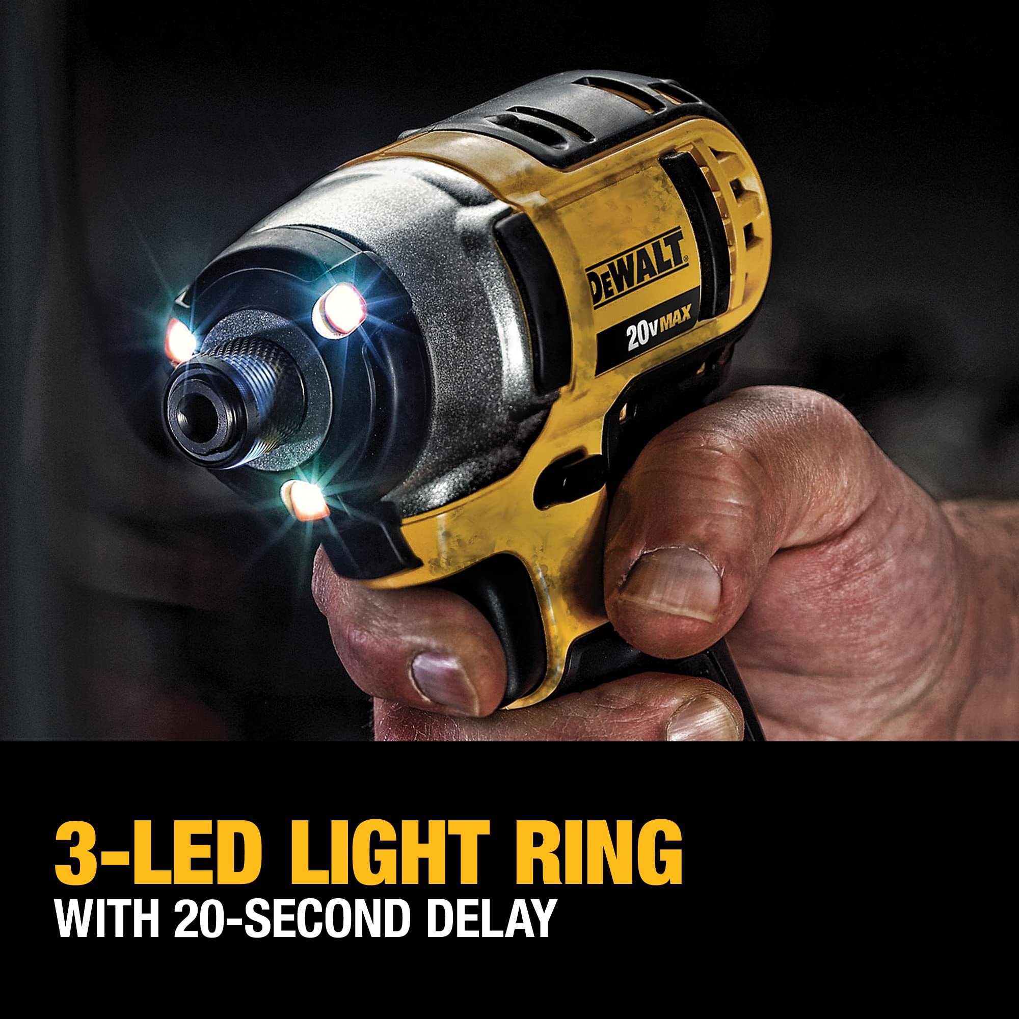 Open Box -  DEWALT DCK421D2 20V MAX Lithium-Ion 4-Tool Combo Kit, 2.0Ah