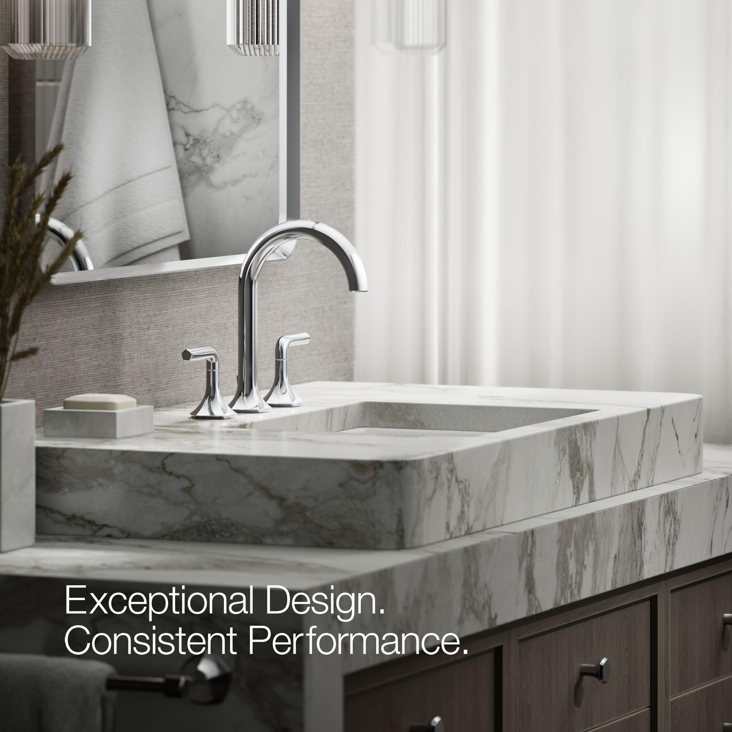 Open Box - Kohler K-27008-CP - Bathroom Sink Faucets Faucet