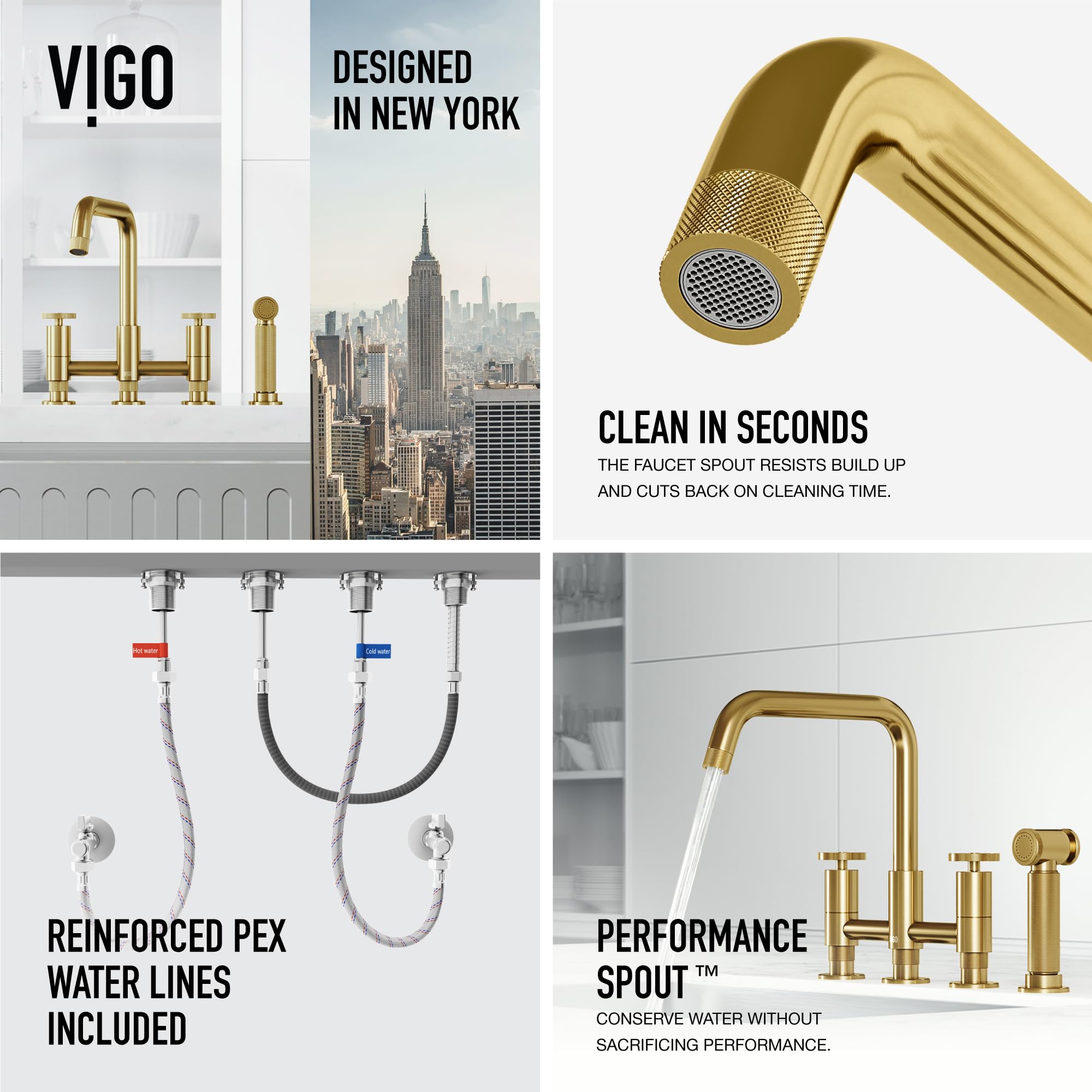Open Box - Vigo VG02051MG - Kitchen Faucet