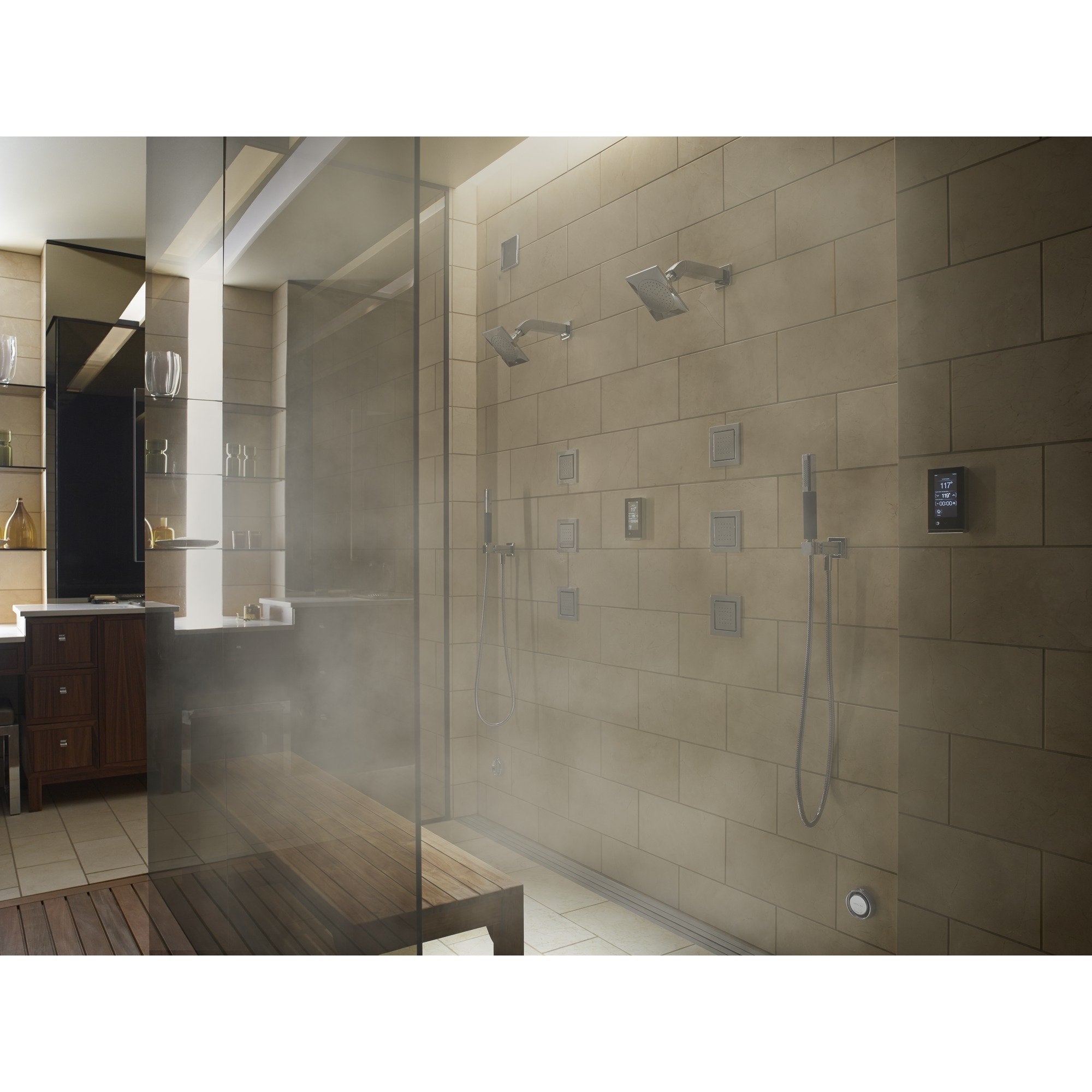 Open Box - Kohler K-5559-NA Invigoration Small Steam Generator Drain Pan