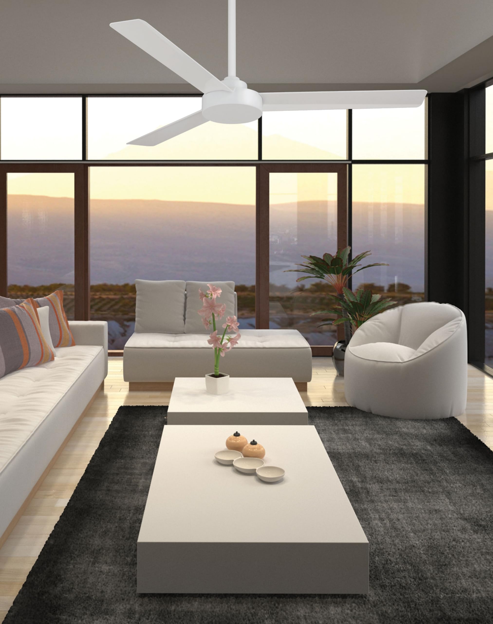 Open Box - MinkaAire F524-WHF - Ceiling Fans Fans MinkaAireBullseye Deals