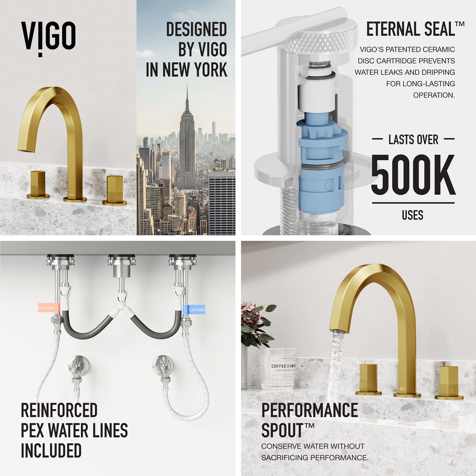 Open Box - Vigo VG01303MG - Bathroom Sink Faucets Faucet