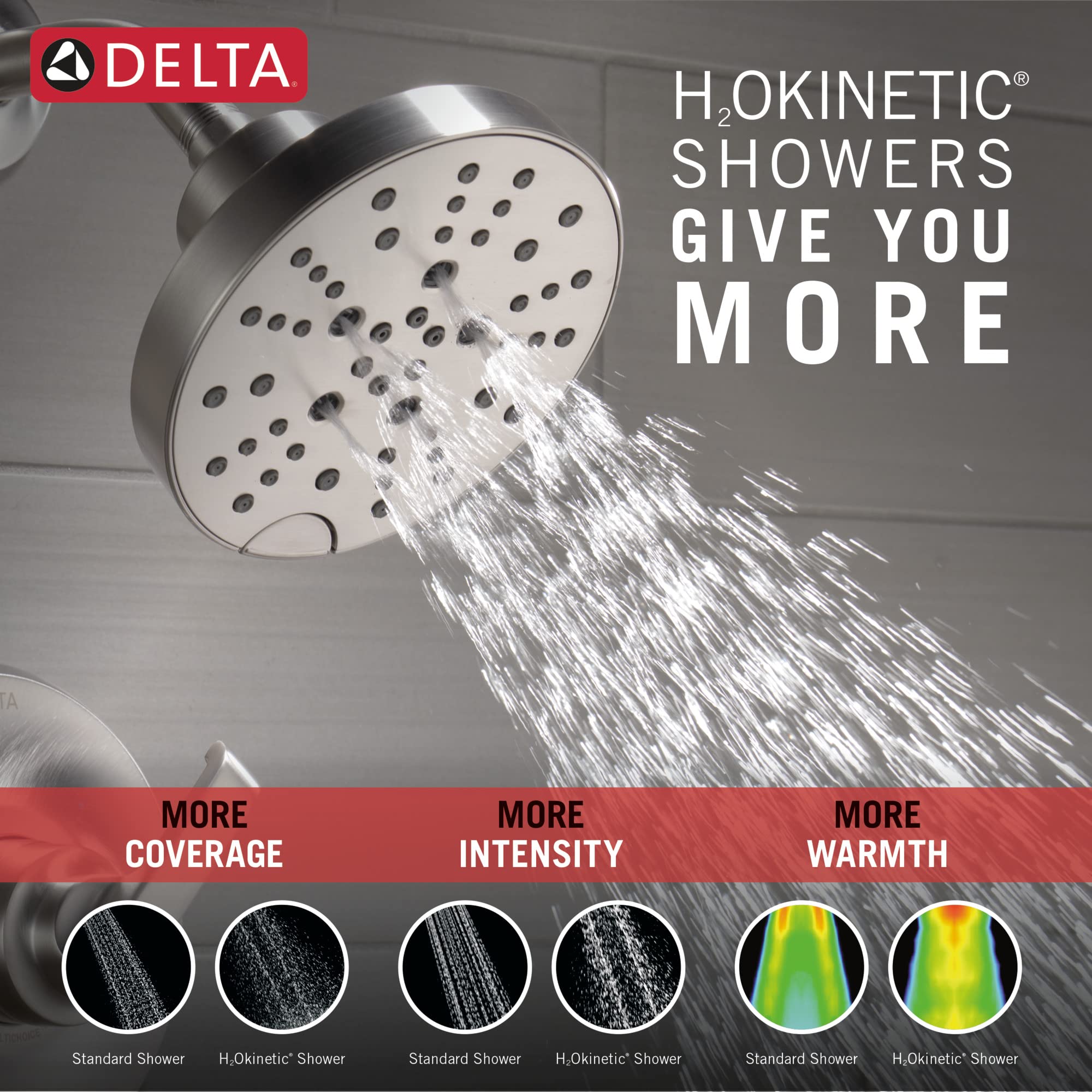 Open Box - Delta T14289-SS-PR - Shower Only Showers