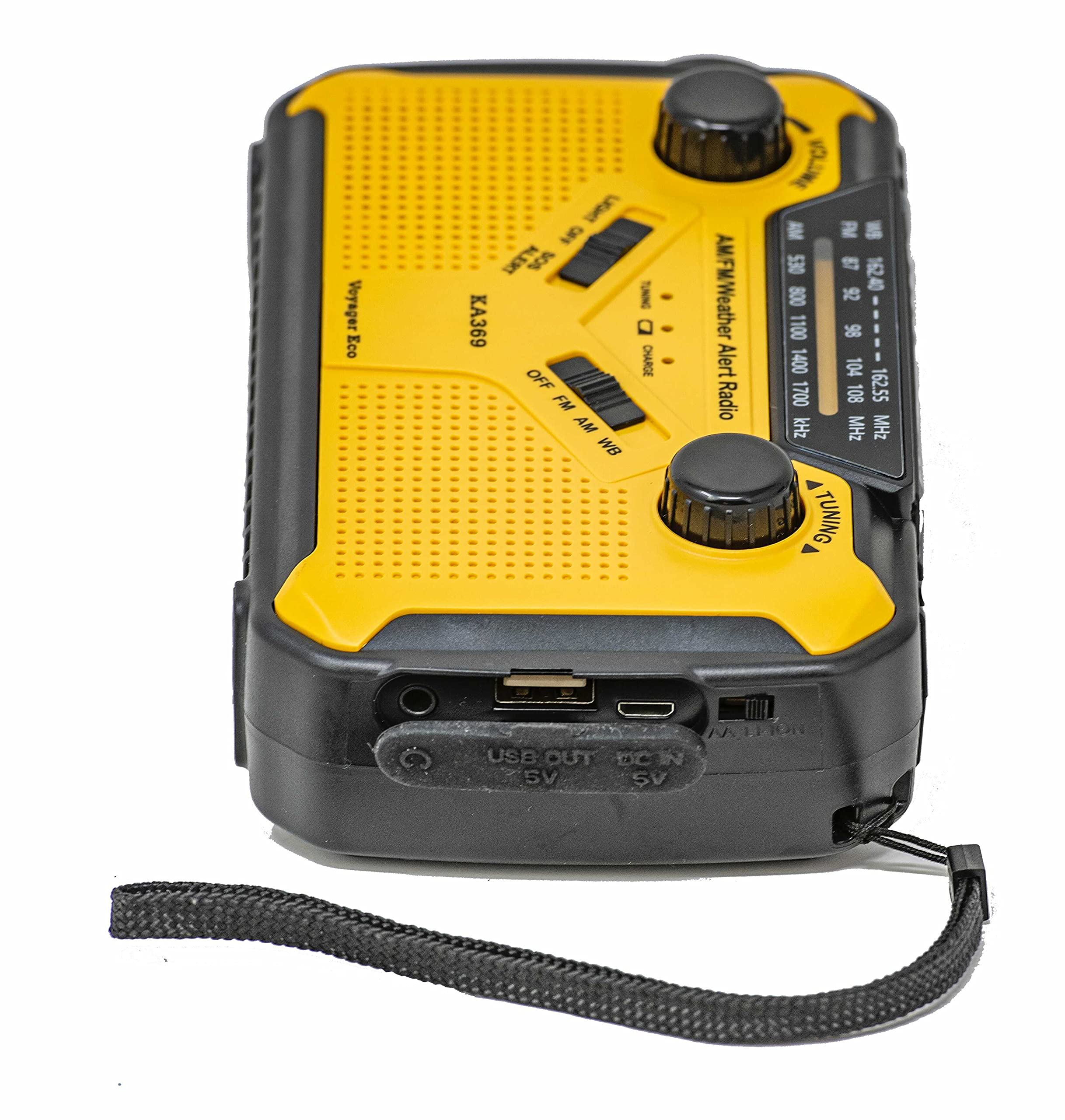 Kaito Voyager Am/fm/sw Radio - Yellow, 17  Height
