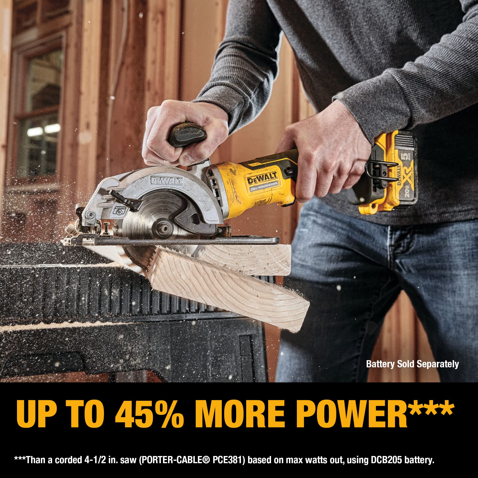 Open Box - Dewalt DCS571B 20-Volt Max Cordless 4-1/2 in. Circular Saw (Tool Only) DEWALTBullseye Deals