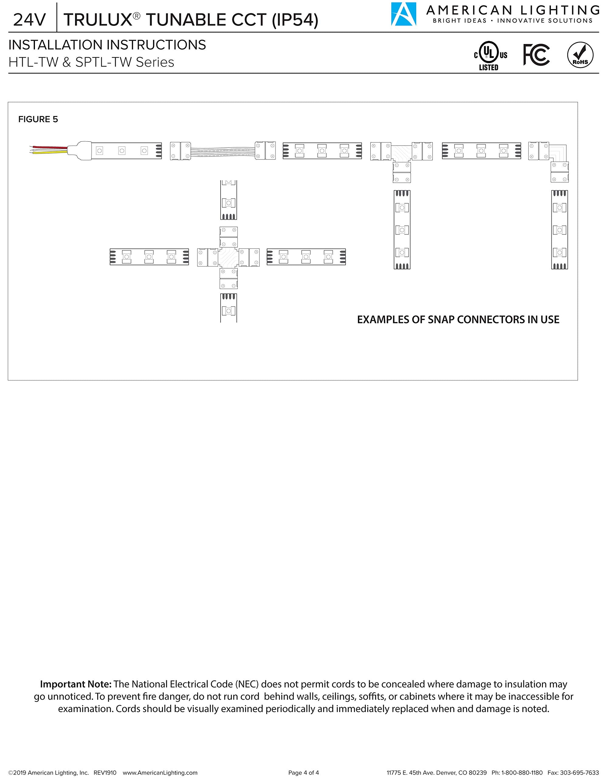 Open Box - American Lighting HTL-TW - Under Cabinet Indoor Lighting