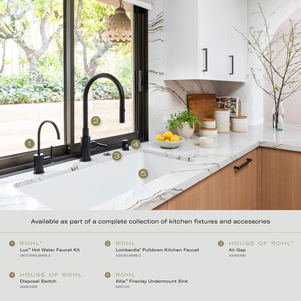 Open Box - Rohl AS450EB Brass Air Switch
