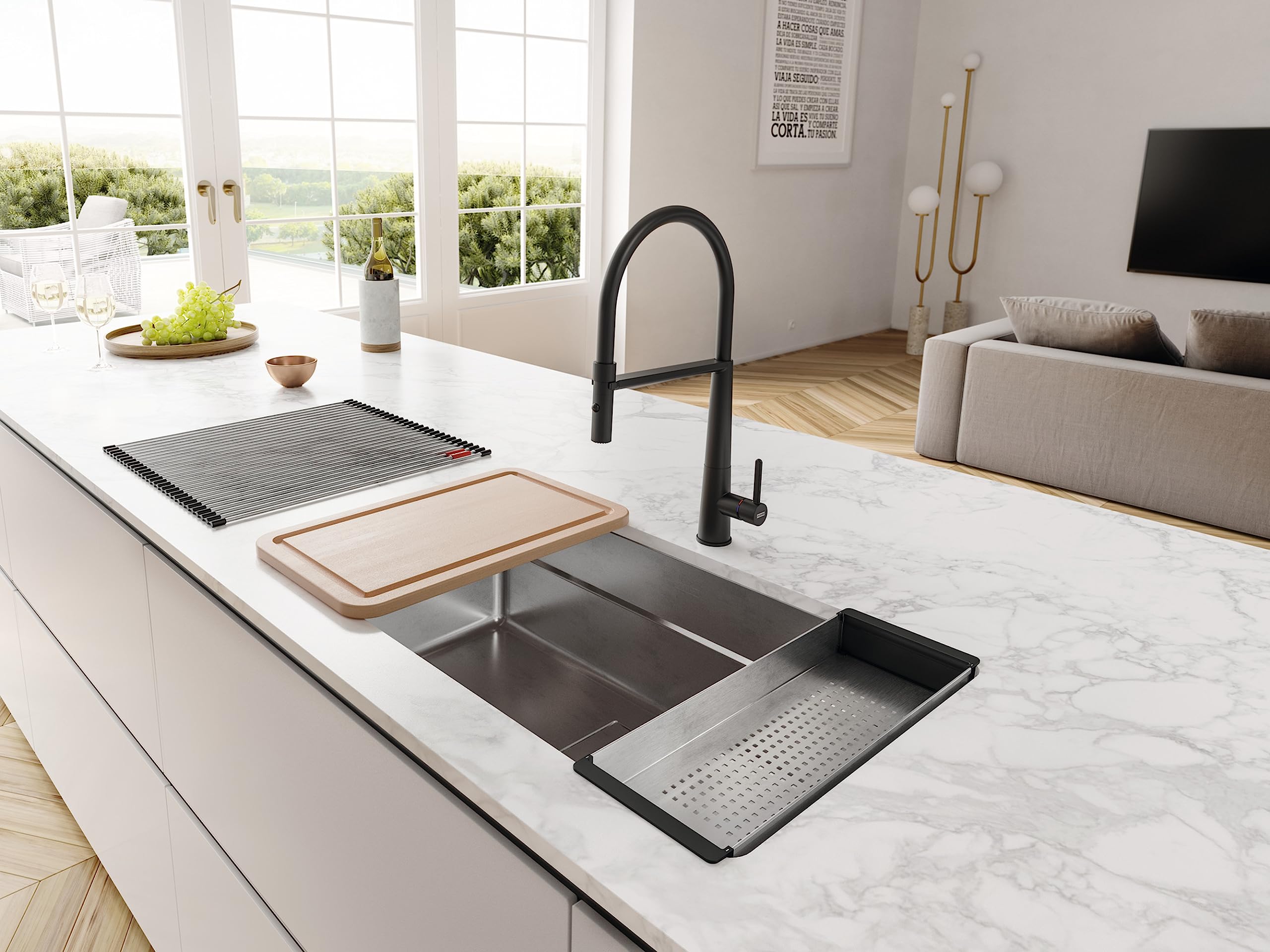 Open Box - Franke ICN-SP-MBK - Kitchen Faucet