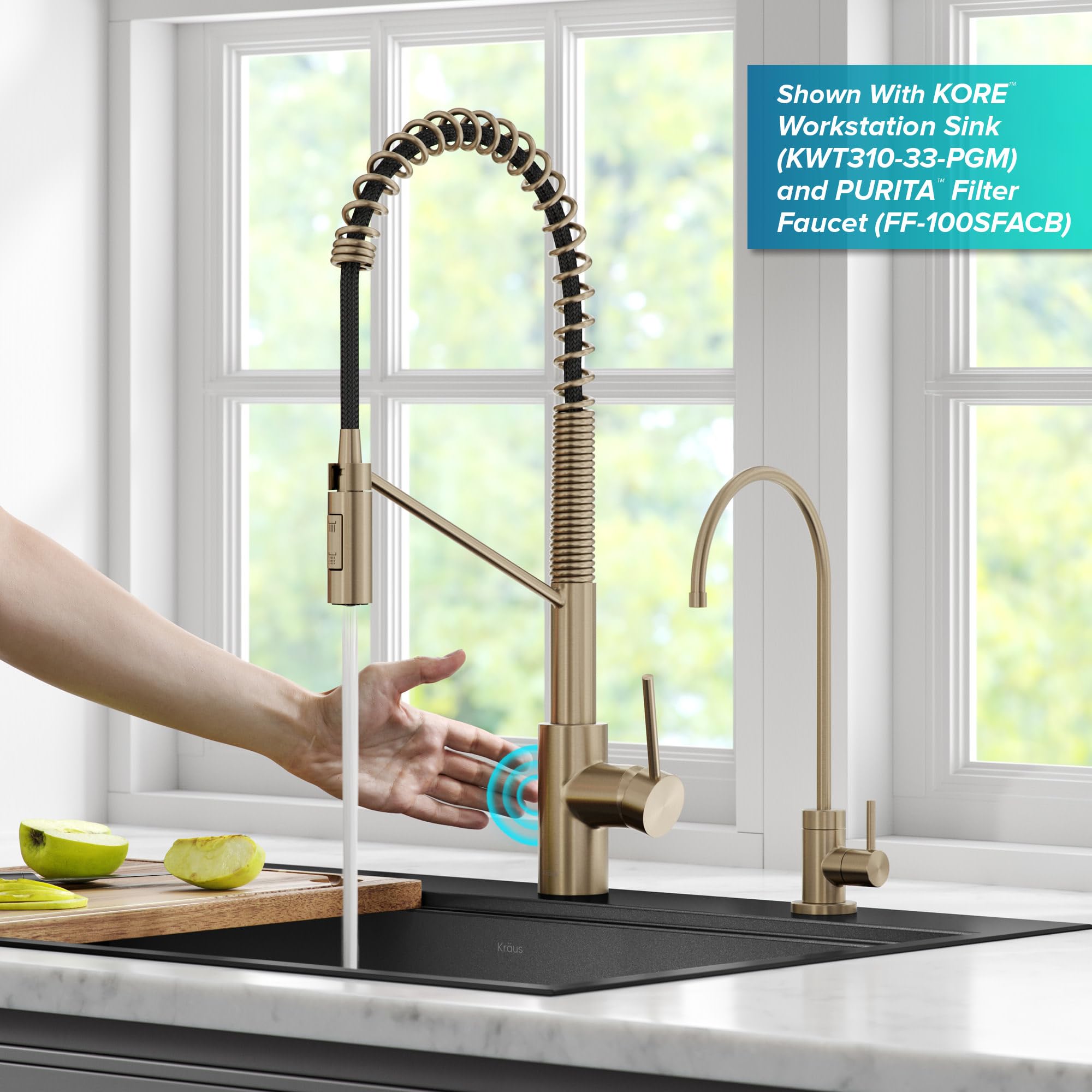Open Box - Kraus KSF-2631SFACB - Kitchen Faucet