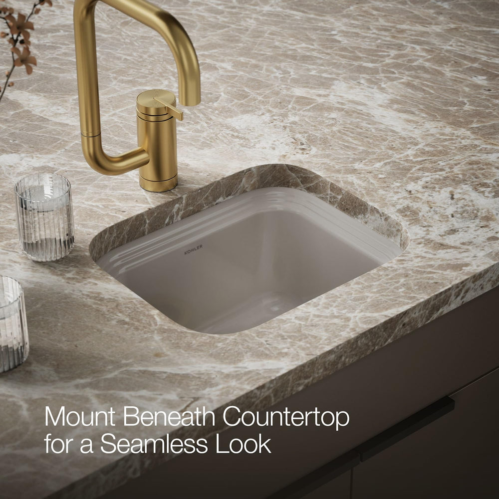 Open Box - Kohler K-6589-U-96 Single Basin Cast Iron Bar Sink from the Northland Series