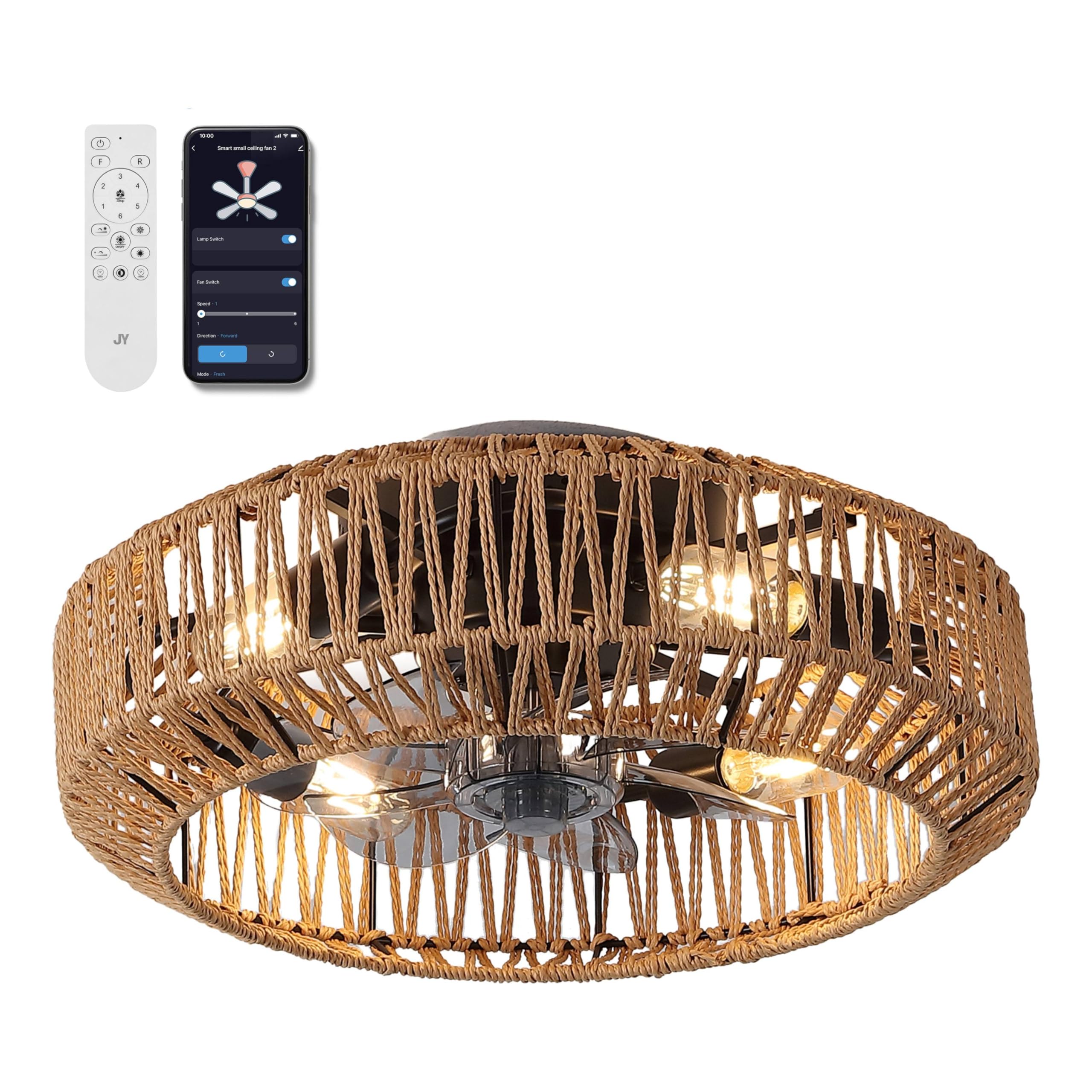 Open Box - JONATHAN Y Lighting JYL9730A - Ceiling Fans Fans
