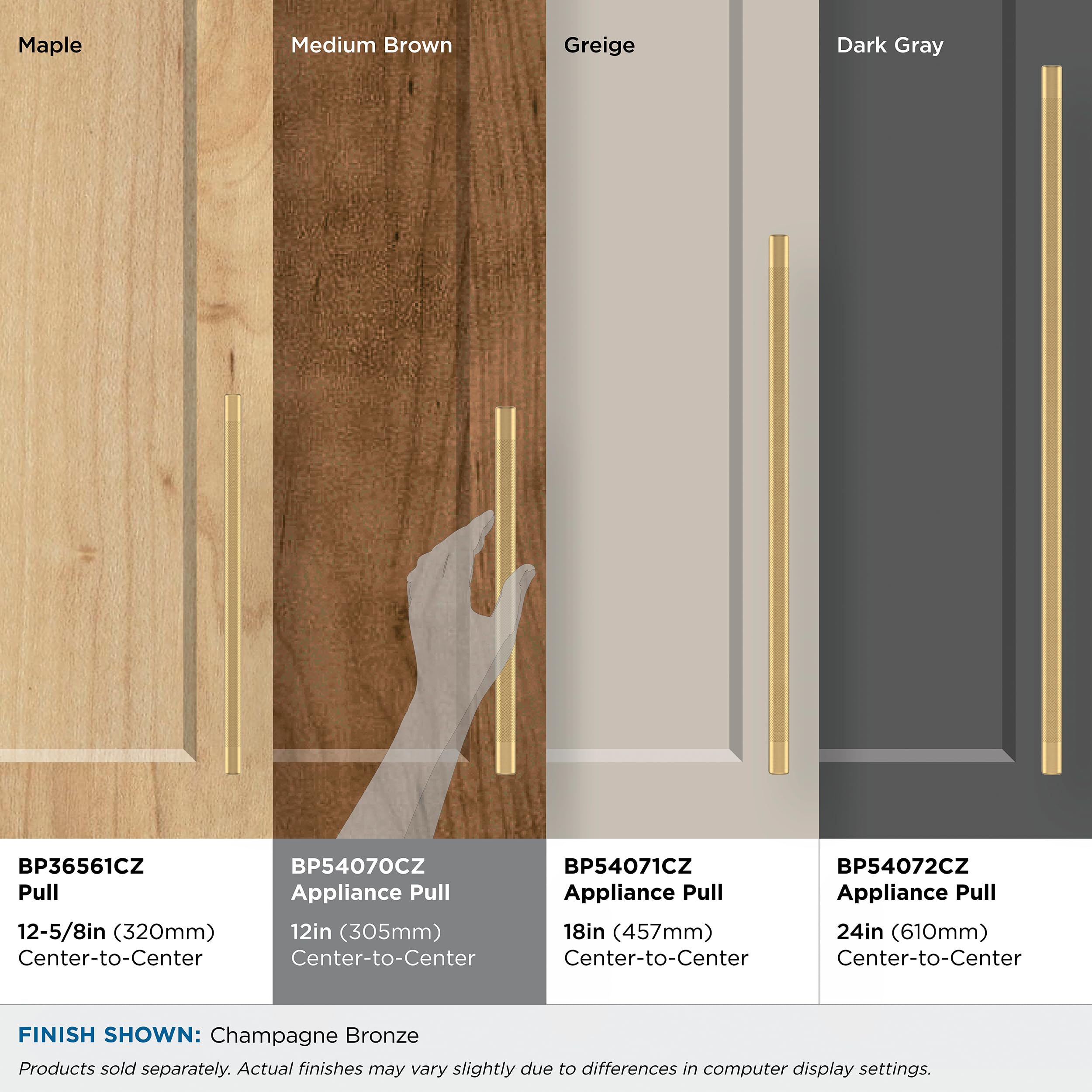 Open Box - Amerock BP54070CZ - Pulls Cabinet Hardware