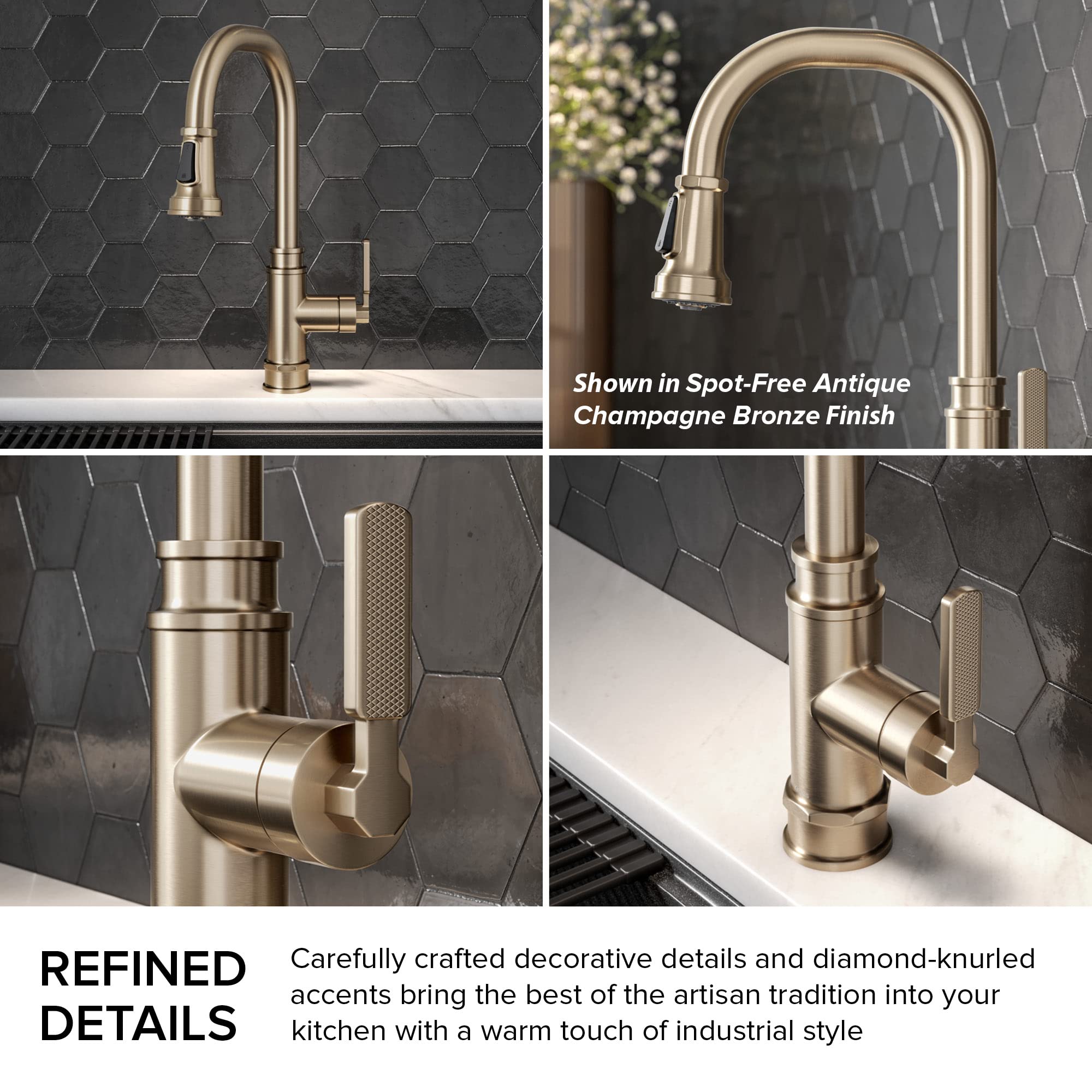 Open Box - Kraus KPF-4101SFS - Kitchen Faucet