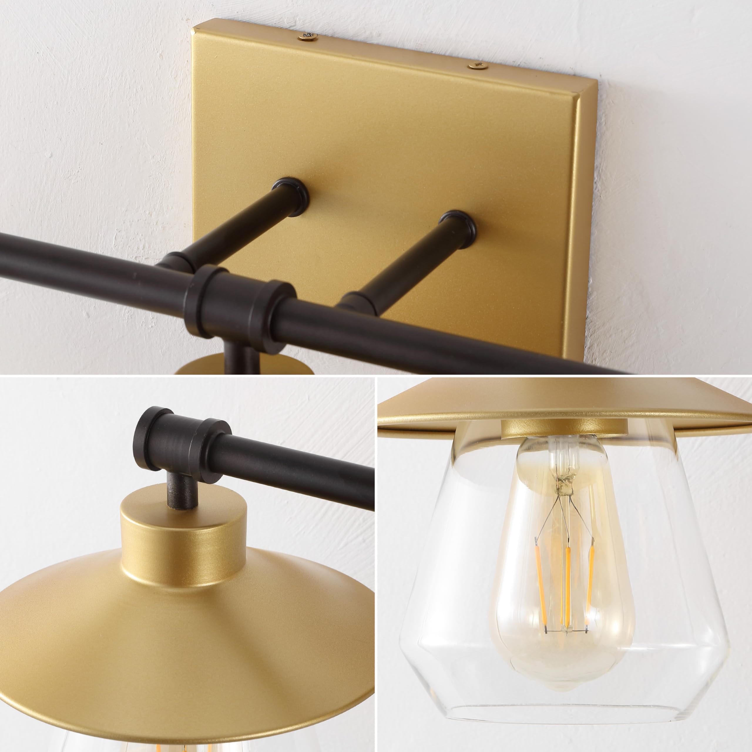 Open Box - JONATHAN Y Lighting JYL1505B - Bathroom Fixtures Indoor Lighting