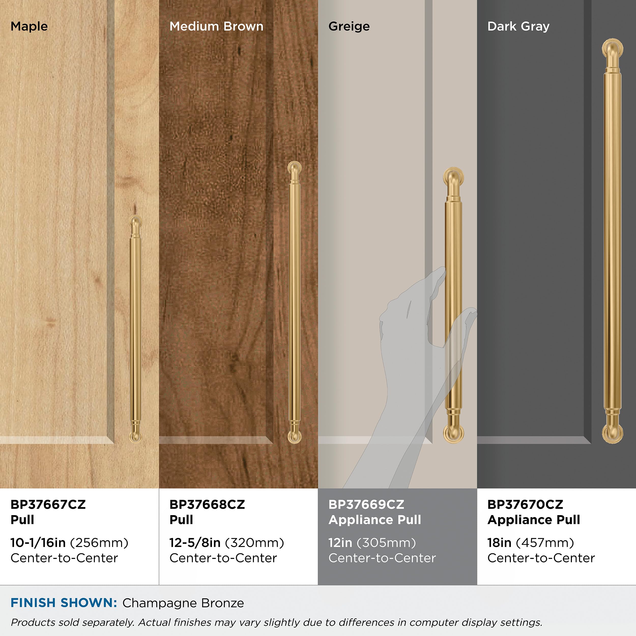 Open Box - Amerock BP37669CZ - Pulls Cabinet Hardware