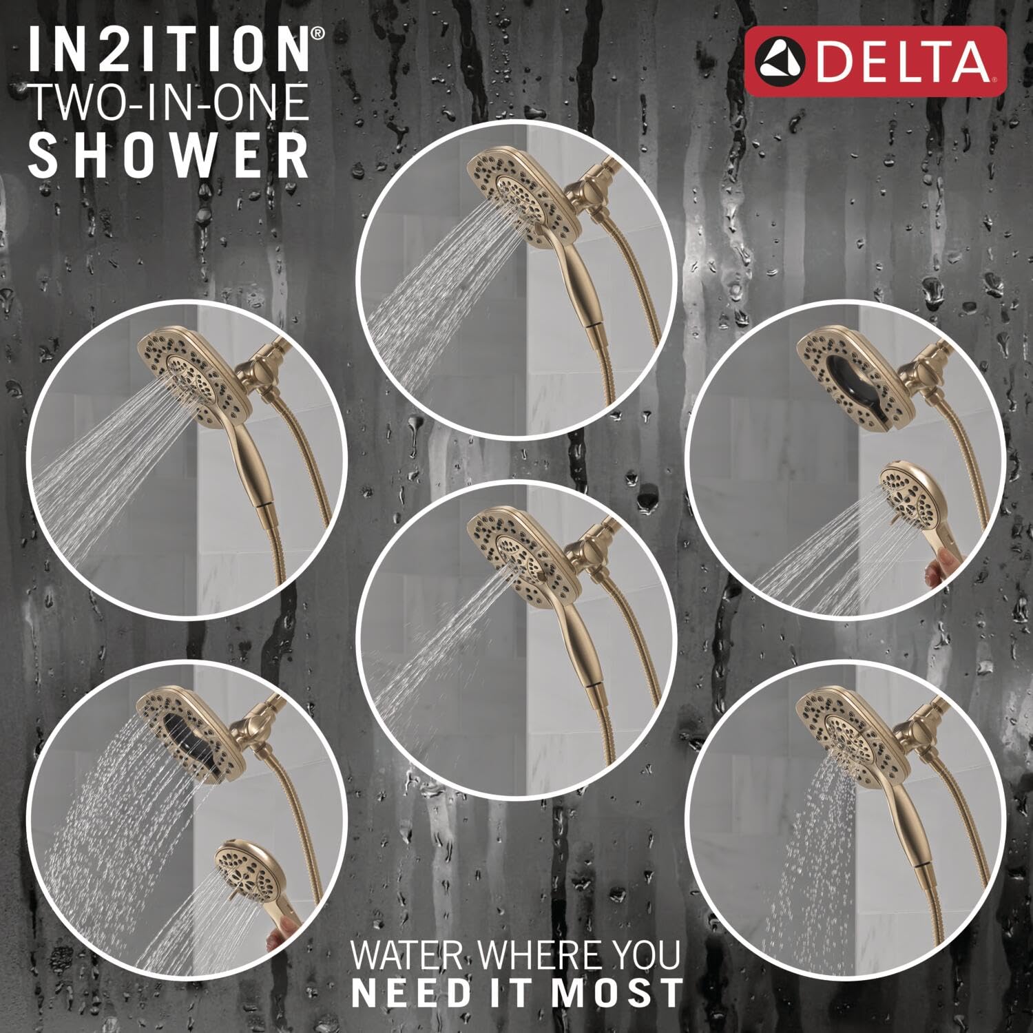 Open Box - Delta 58498-CZ - Shower Heads Showers