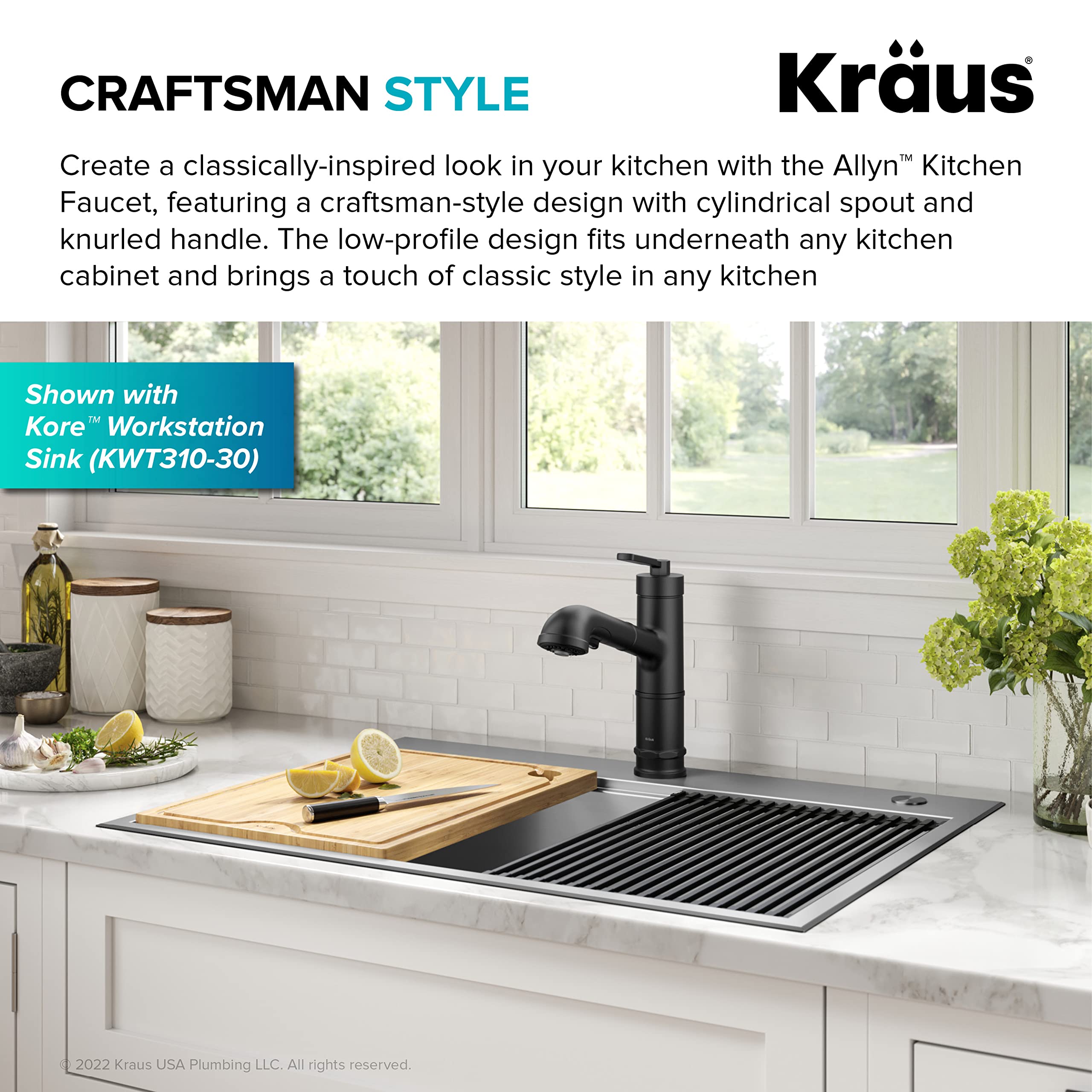 Open Box - Kraus KPF-4103MB - Kitchen Faucet