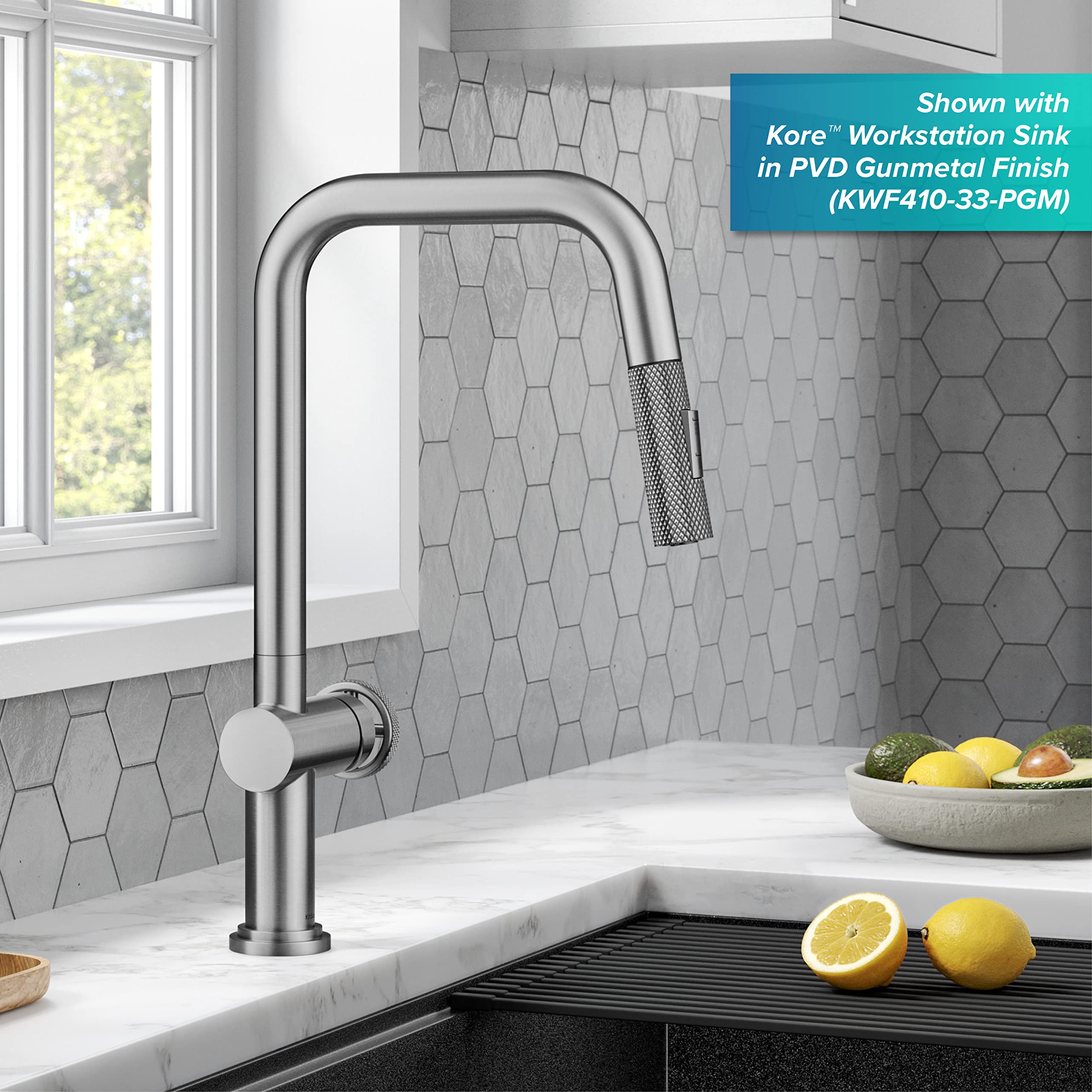 Open Box - Kraus KPF-3126SFS - Kitchen Faucet