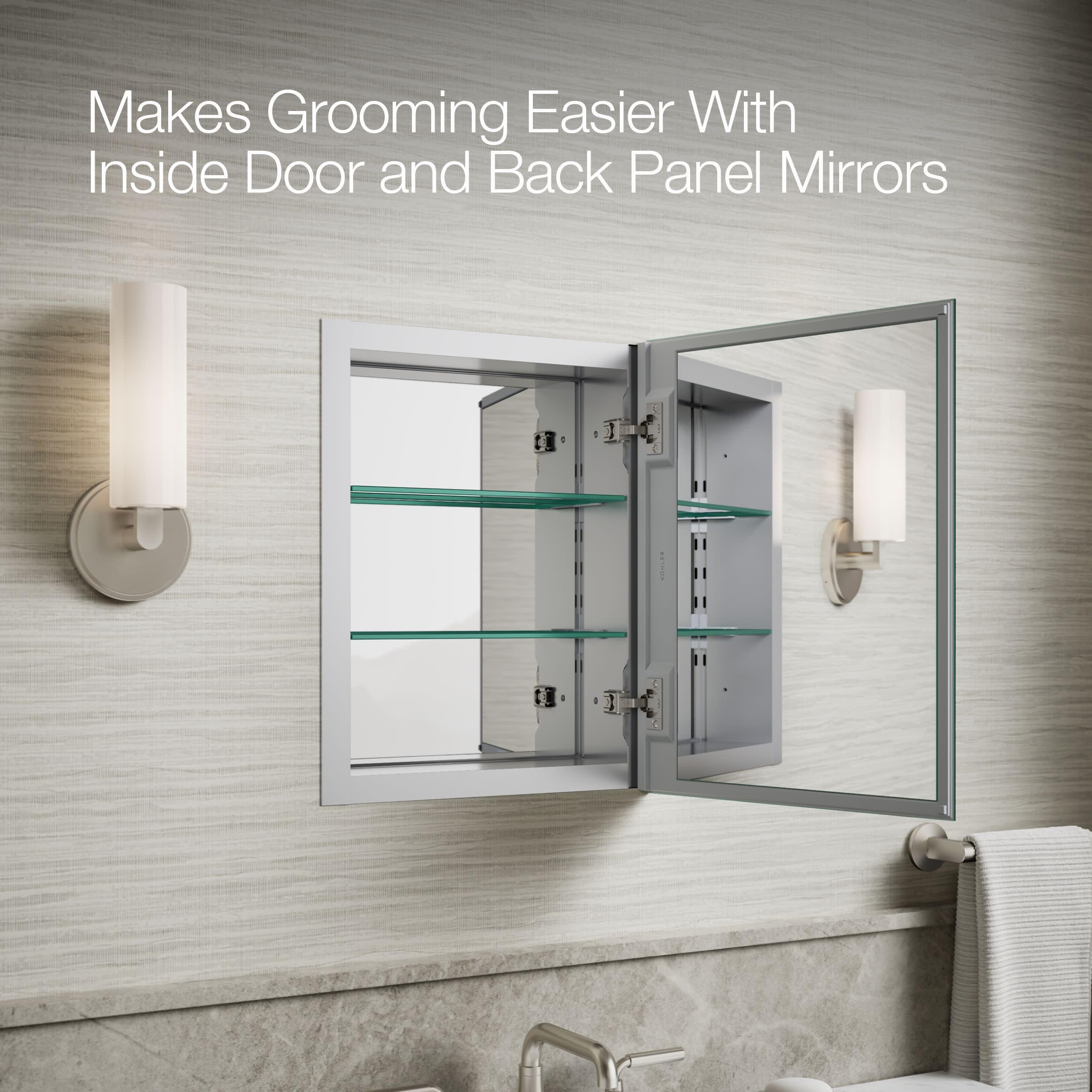 Open Box - Kohler K-56000-NA - Medicine Cabinets Bathroom Storage