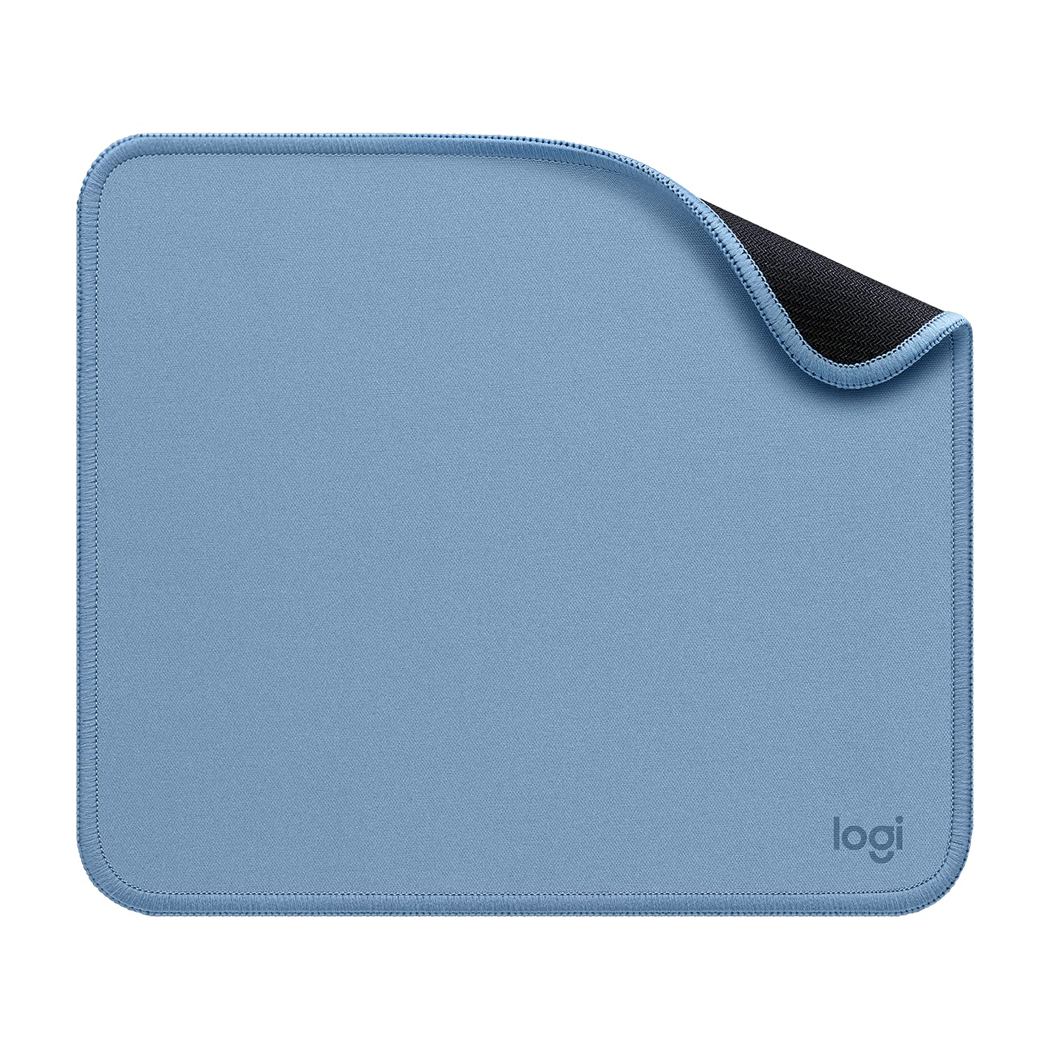 Refurbished - Logitech Studio Series Mouse Pad - Spill-Resistant, Anti-Slip Rubber Base (Blue Grey)