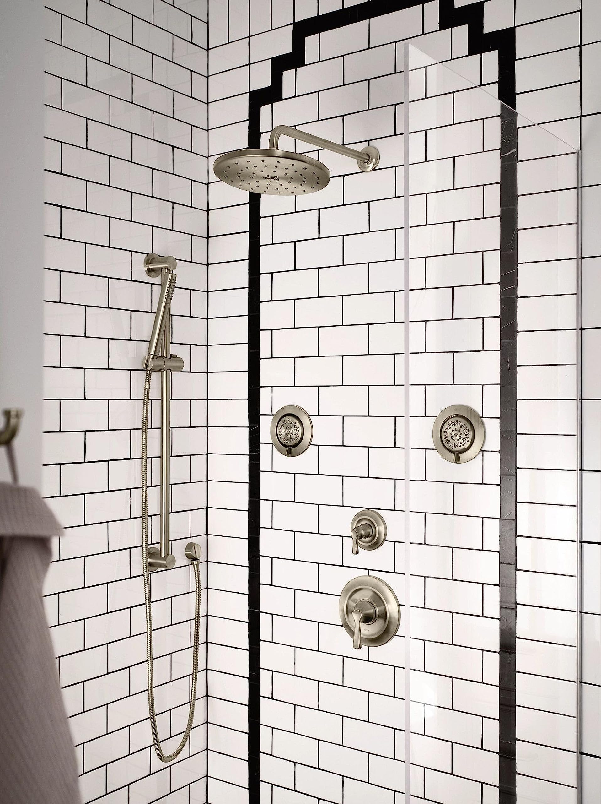 Open Box - Moen UTS344301BL - Valve Trim Only Showers