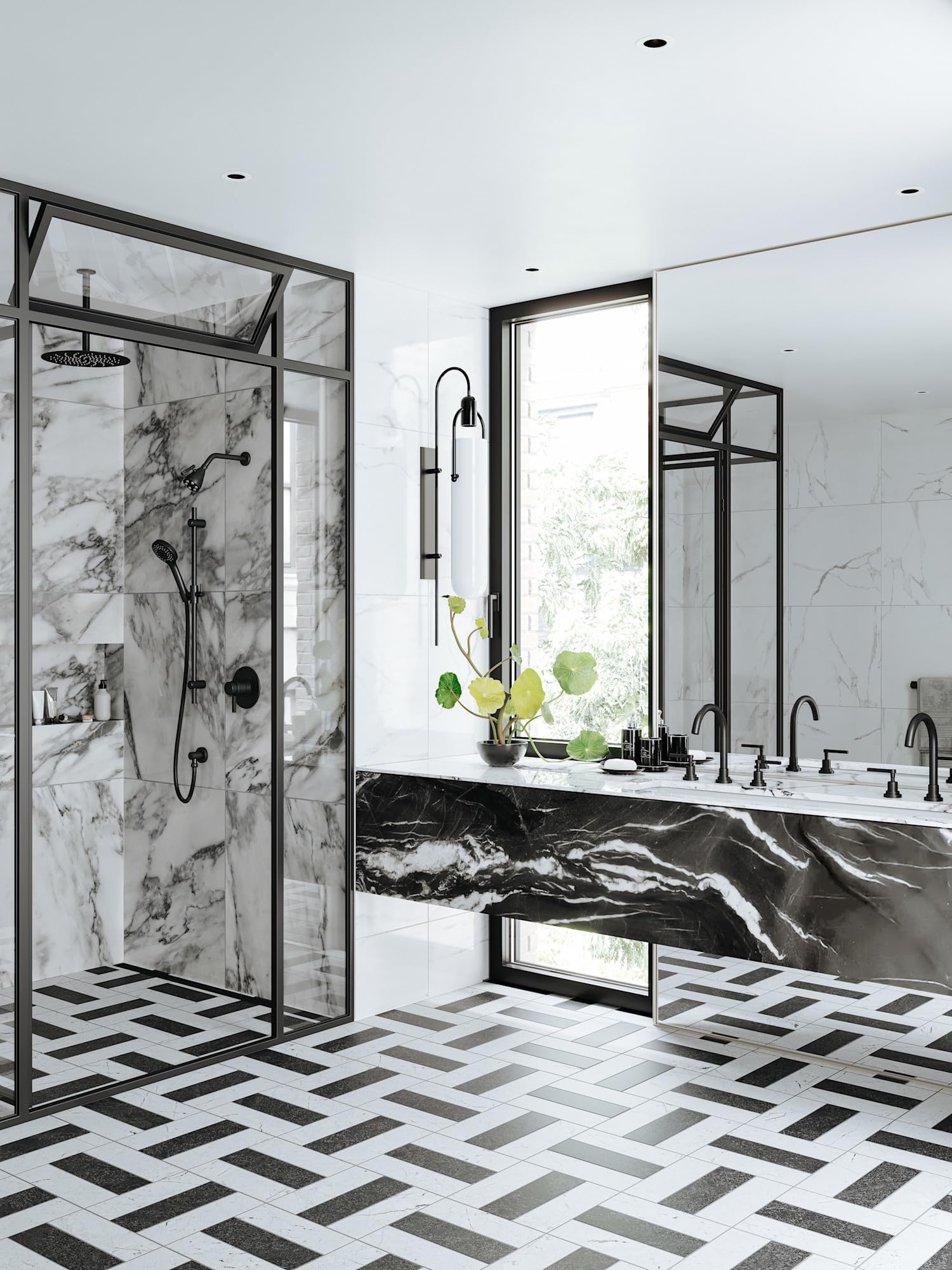 Open Box - Rohl TLB44W1LMSTN - Valve Trim Only Showers
