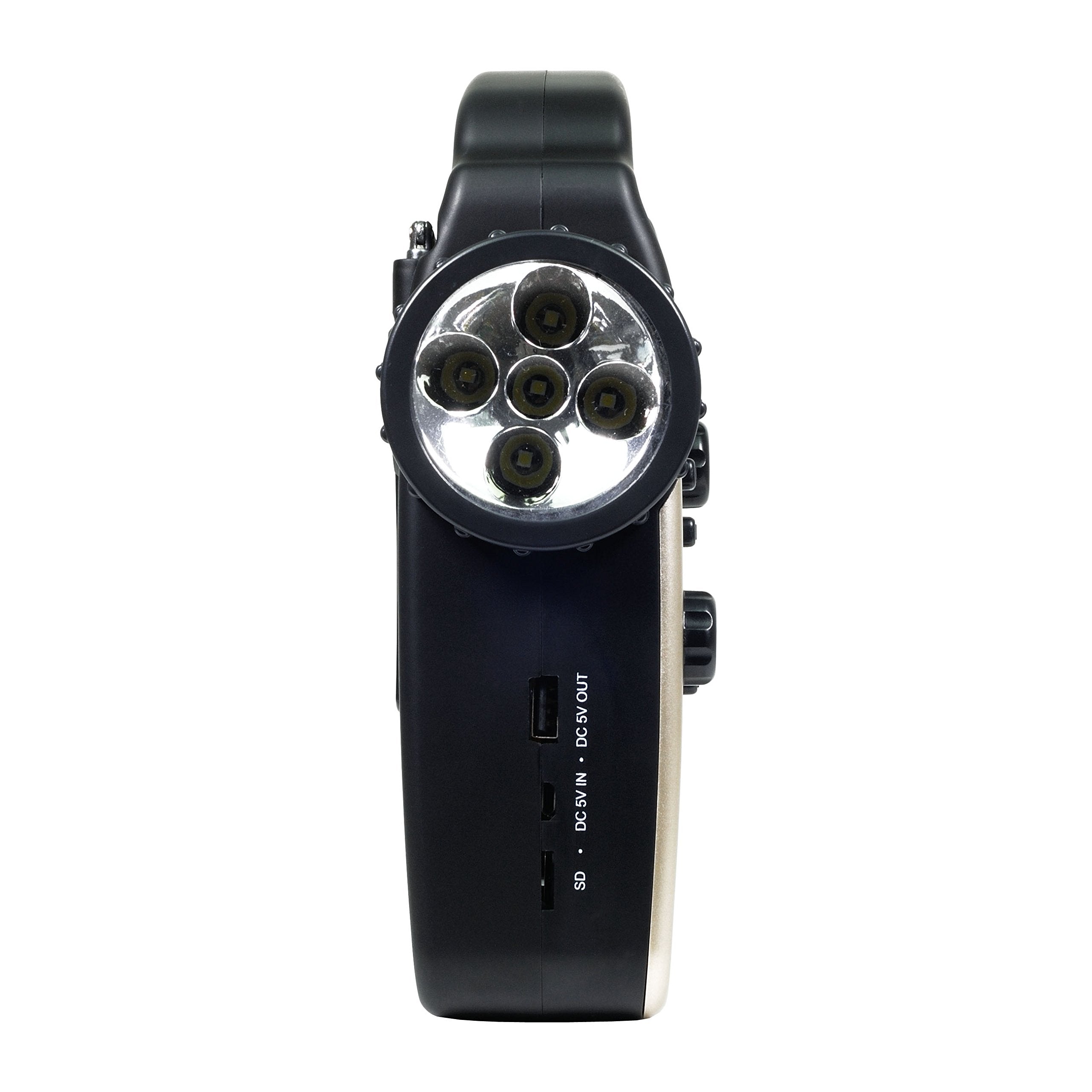 Kaito Led Flashlight, White Light, Black
