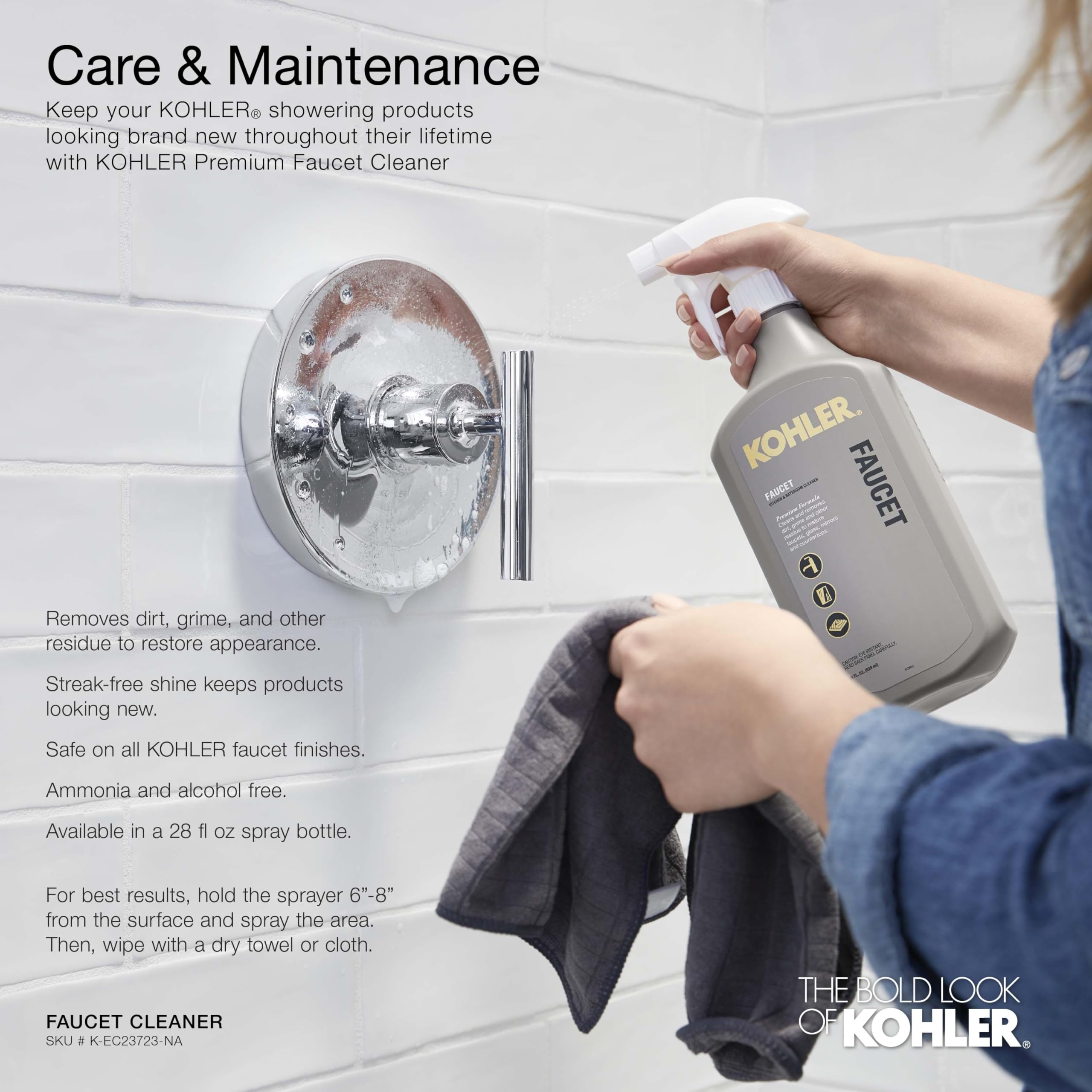 Open Box - Kohler K-T27041-3-BMB - Volume Control Trims Showers
