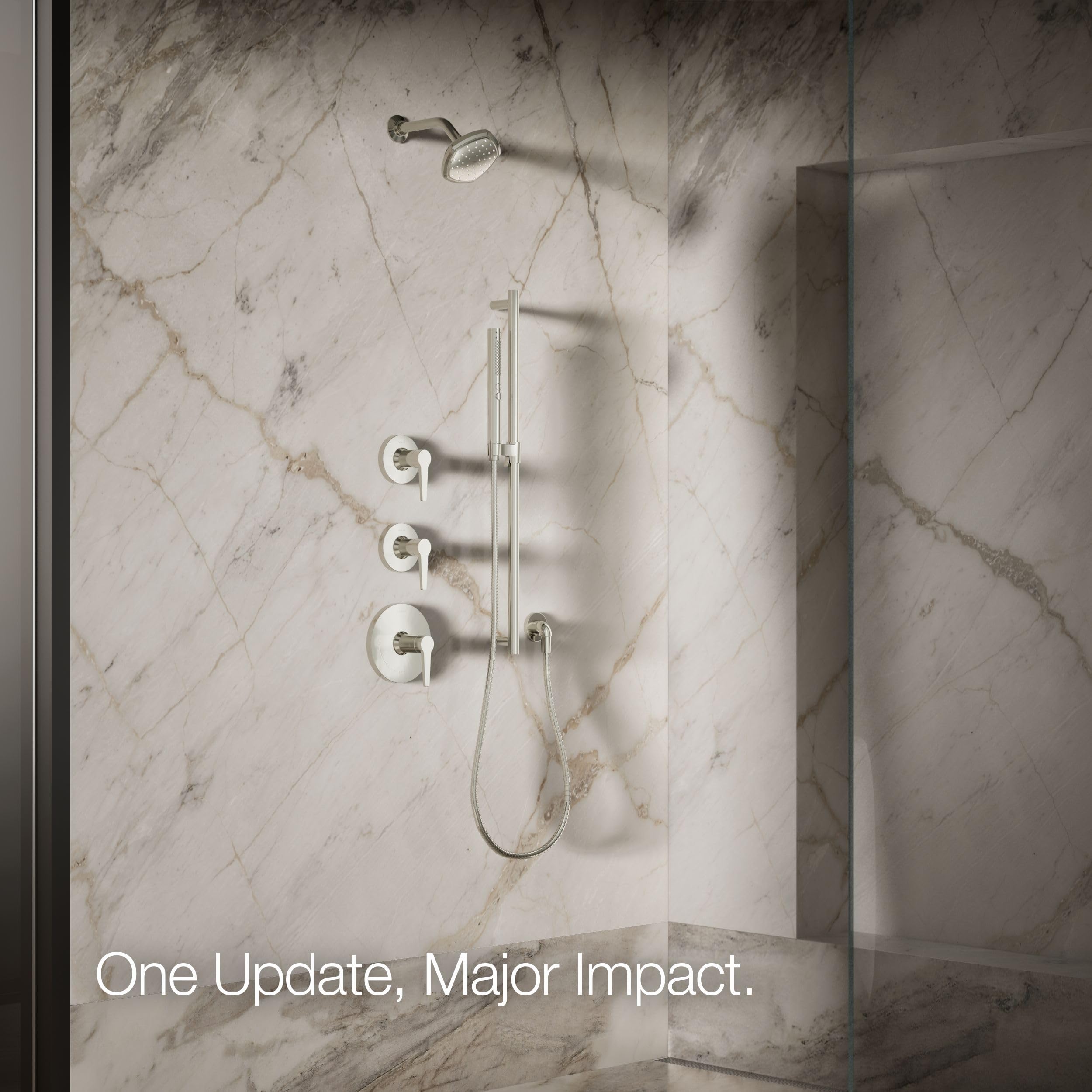 Open Box - Kohler K-27050-SN - Shower Heads Showers